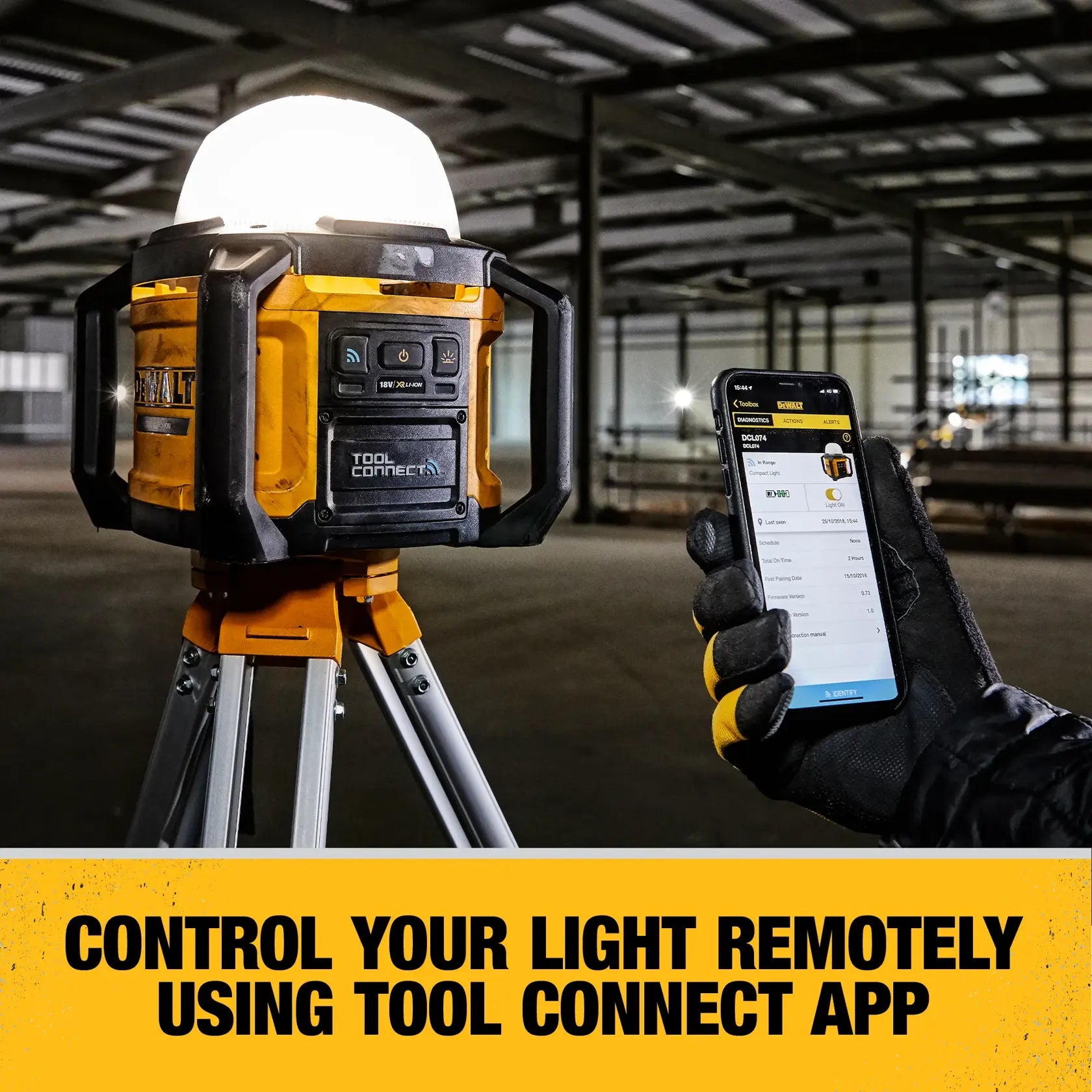 DeWalt DCL074 TOOL CONNECT 20V MAX All-Purpose Cordless Work Light (Tool Only) - image 6