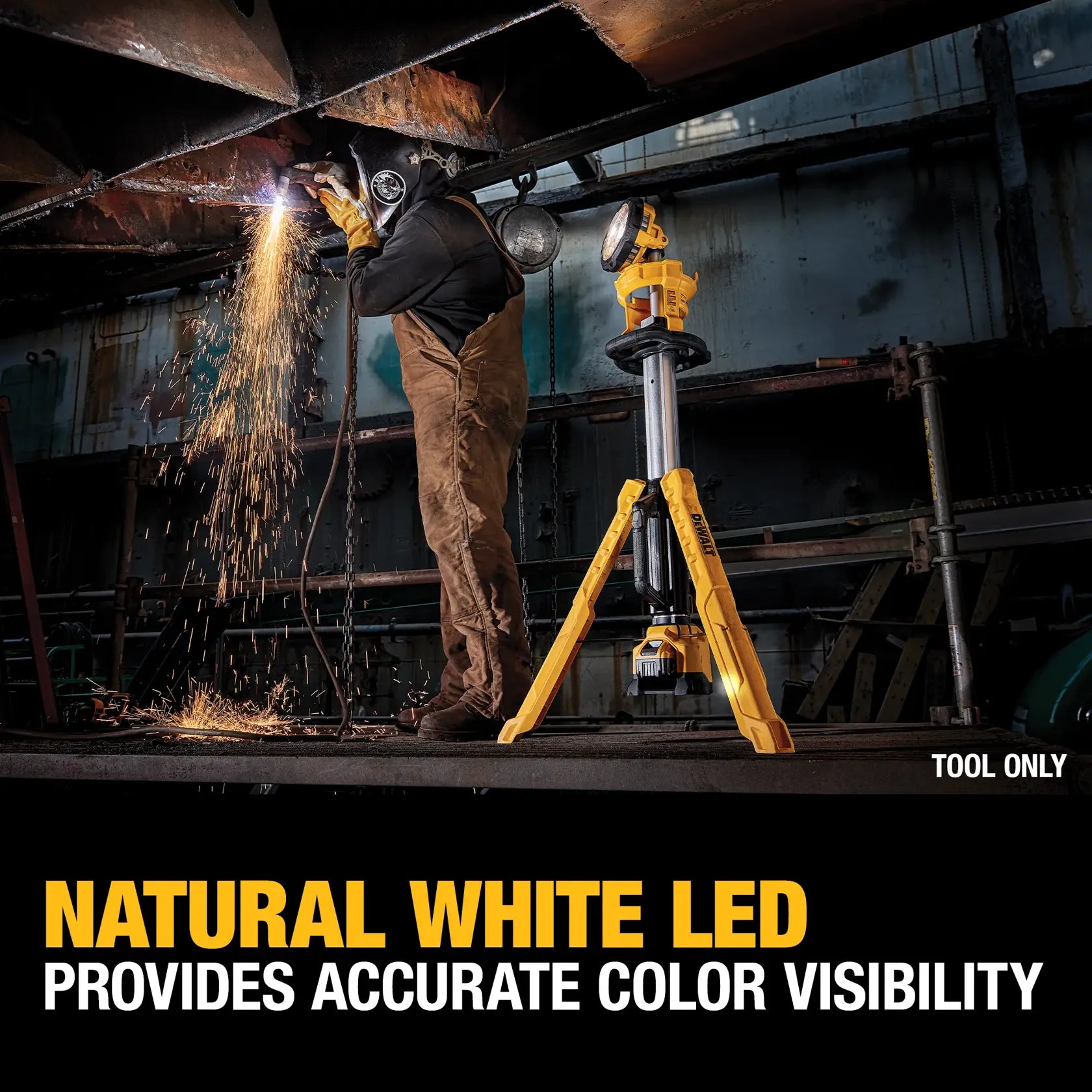 DeWalt DCL079B DEWALT 20V MAX Cordless Tripod Light (Light Only) - image 4