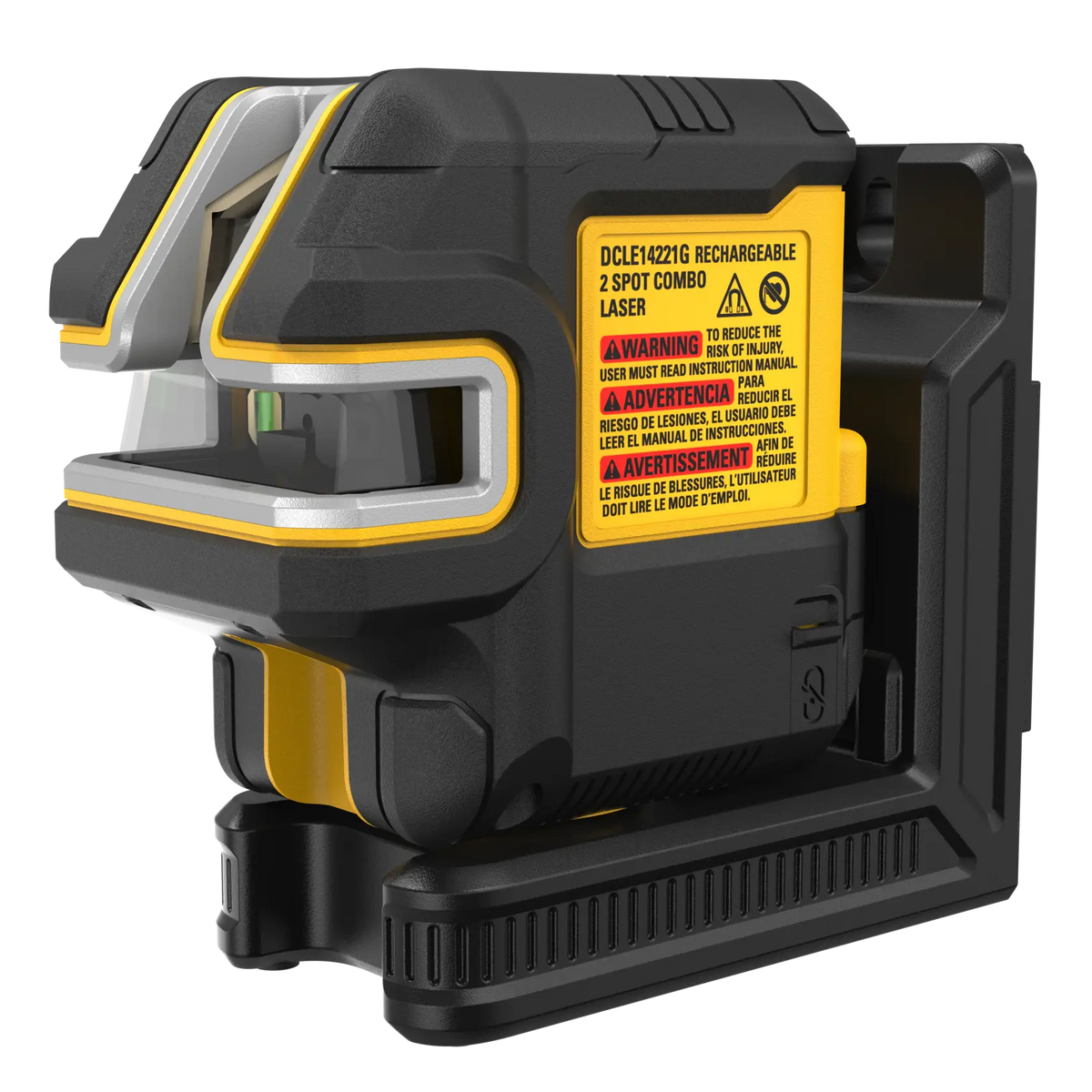 DeWalt DCLE14221G USB-Rechargeable Green 2-Spot and Crossline Laser Kit - image 1