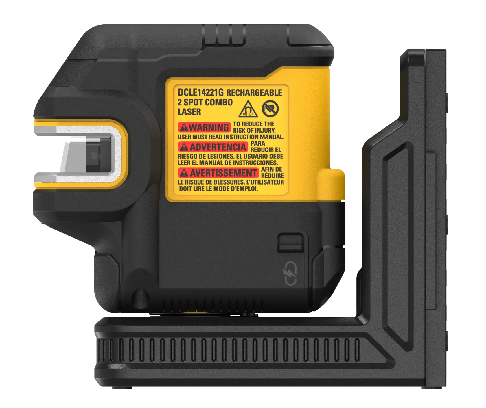 DeWalt DCLE14221G USB-Rechargeable Green 2-Spot and Crossline Laser Kit - image 2