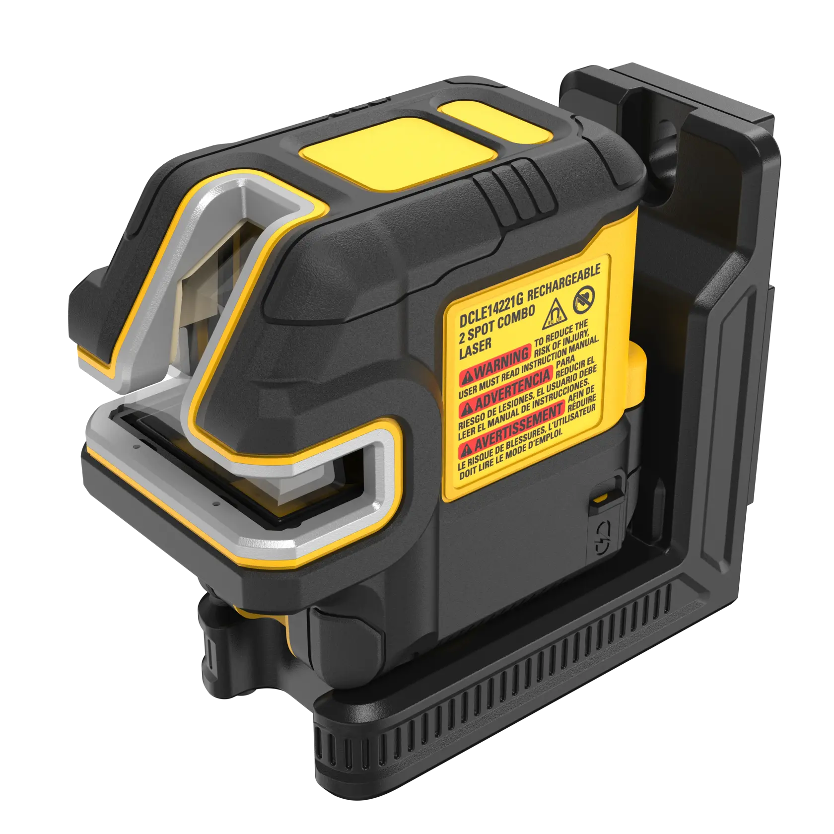 DeWalt DCLE14221G USB-Rechargeable Green 2-Spot and Crossline Laser Kit - image 6