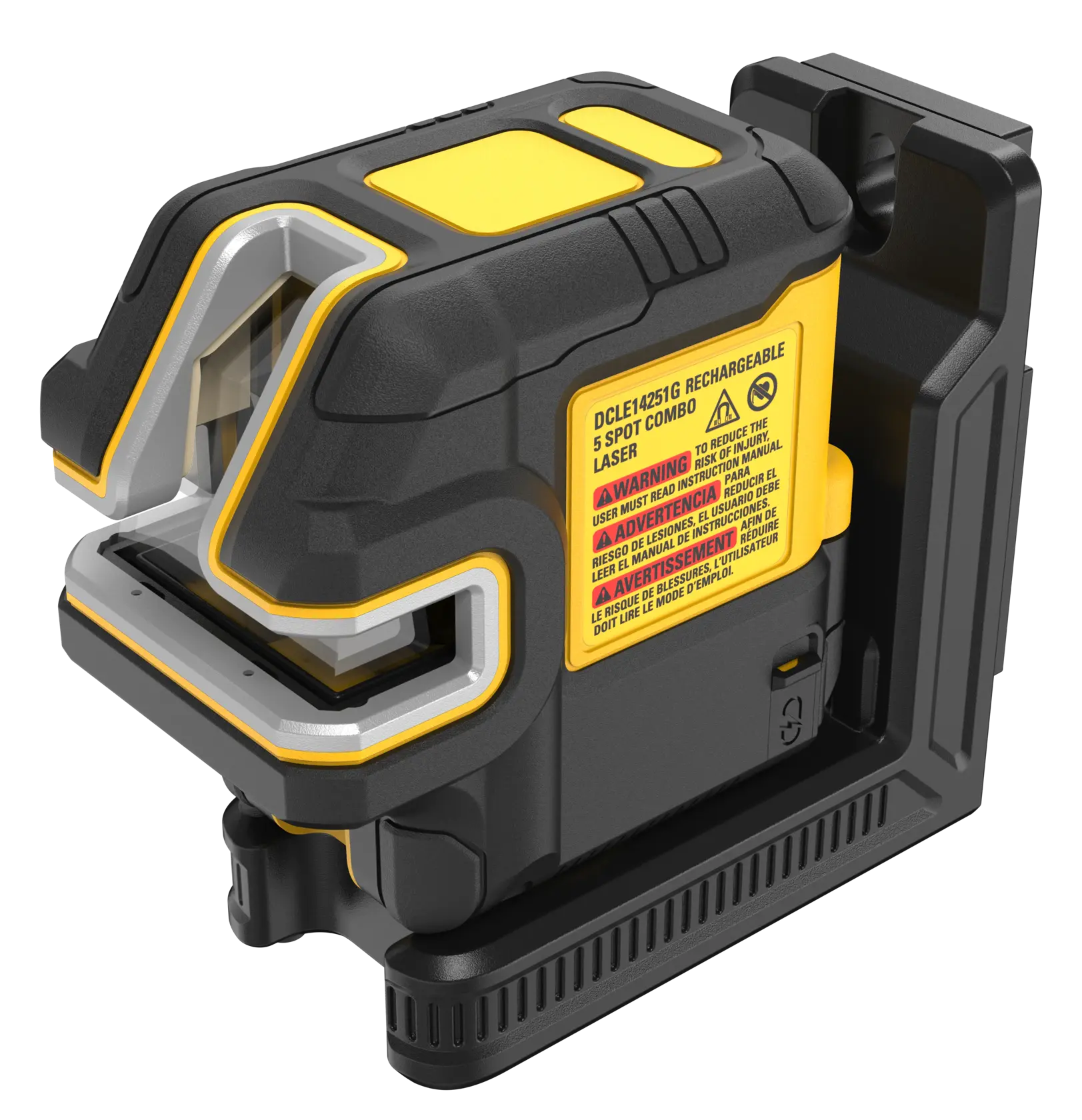 DeWalt DCLE14251G USB-Rechargeable Green 5-Spot and Crossline Laser Kit - image 6