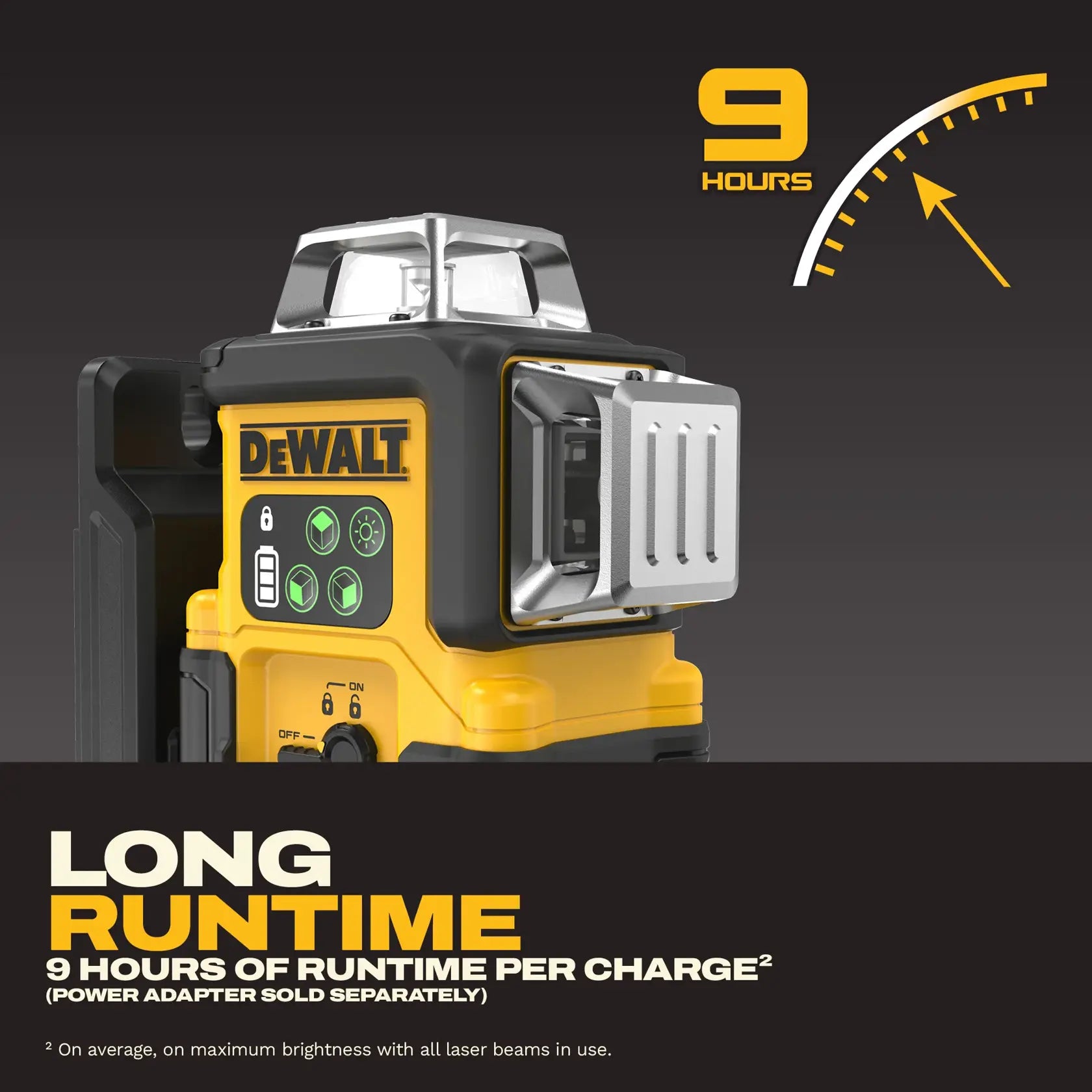 DeWalt DCLE14361GB USB Rechargeable 3x360° Green Line Laser - image 7
