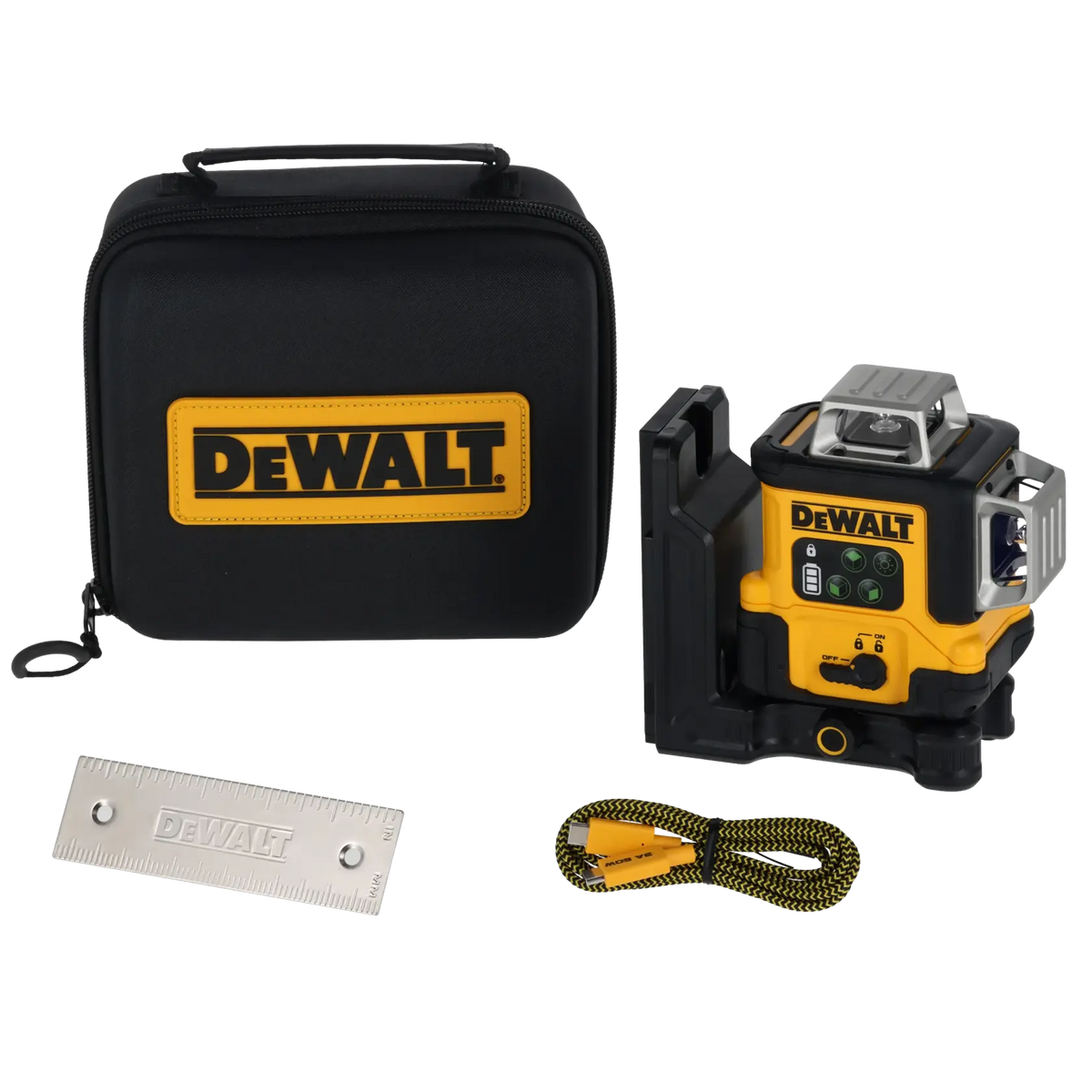 DeWalt DCLE14361GB USB Rechargeable 3x360° Green Line Laser - image 1