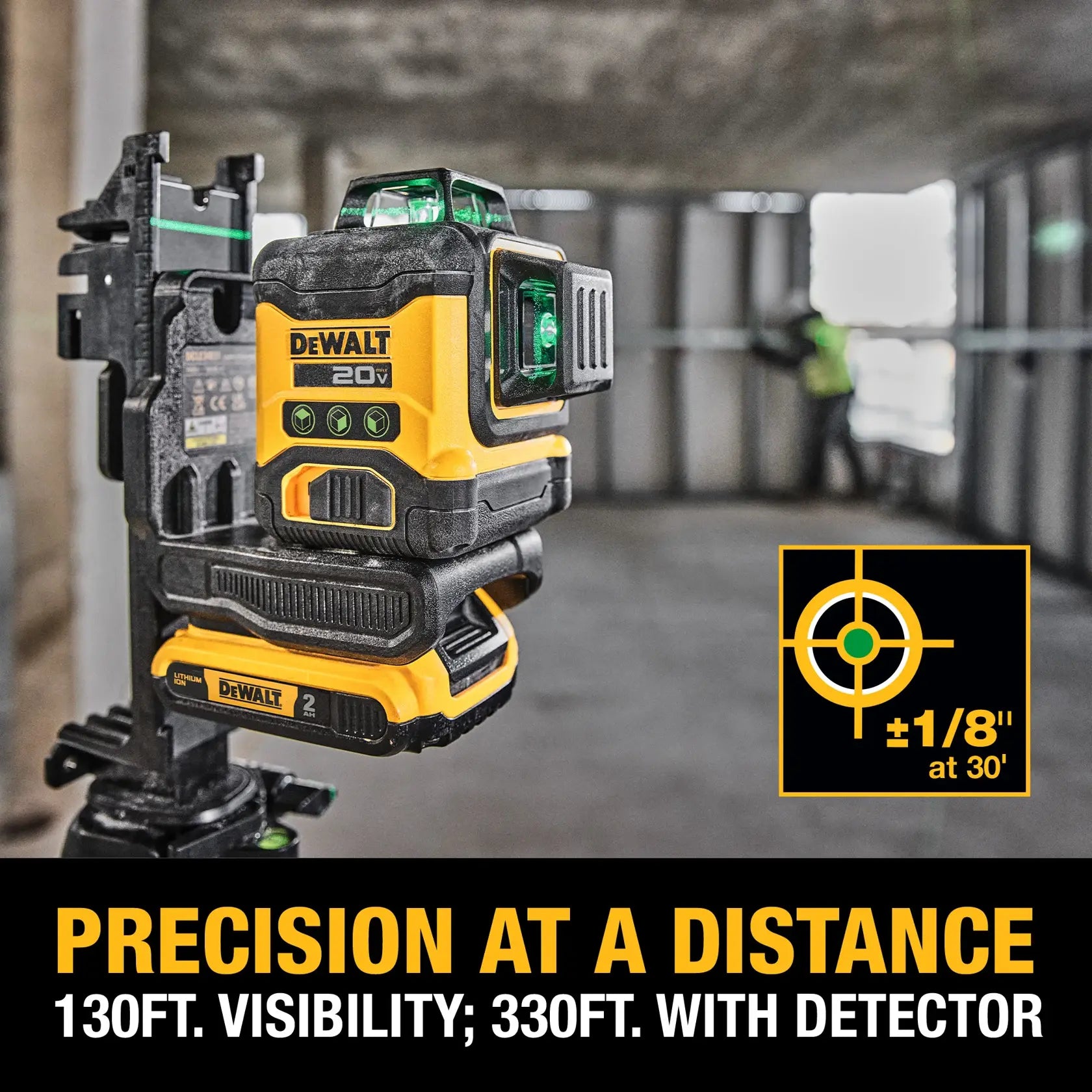 DeWalt DCLE34031B 20V 3 x 360 Line Laser (Tool Only) - image 6