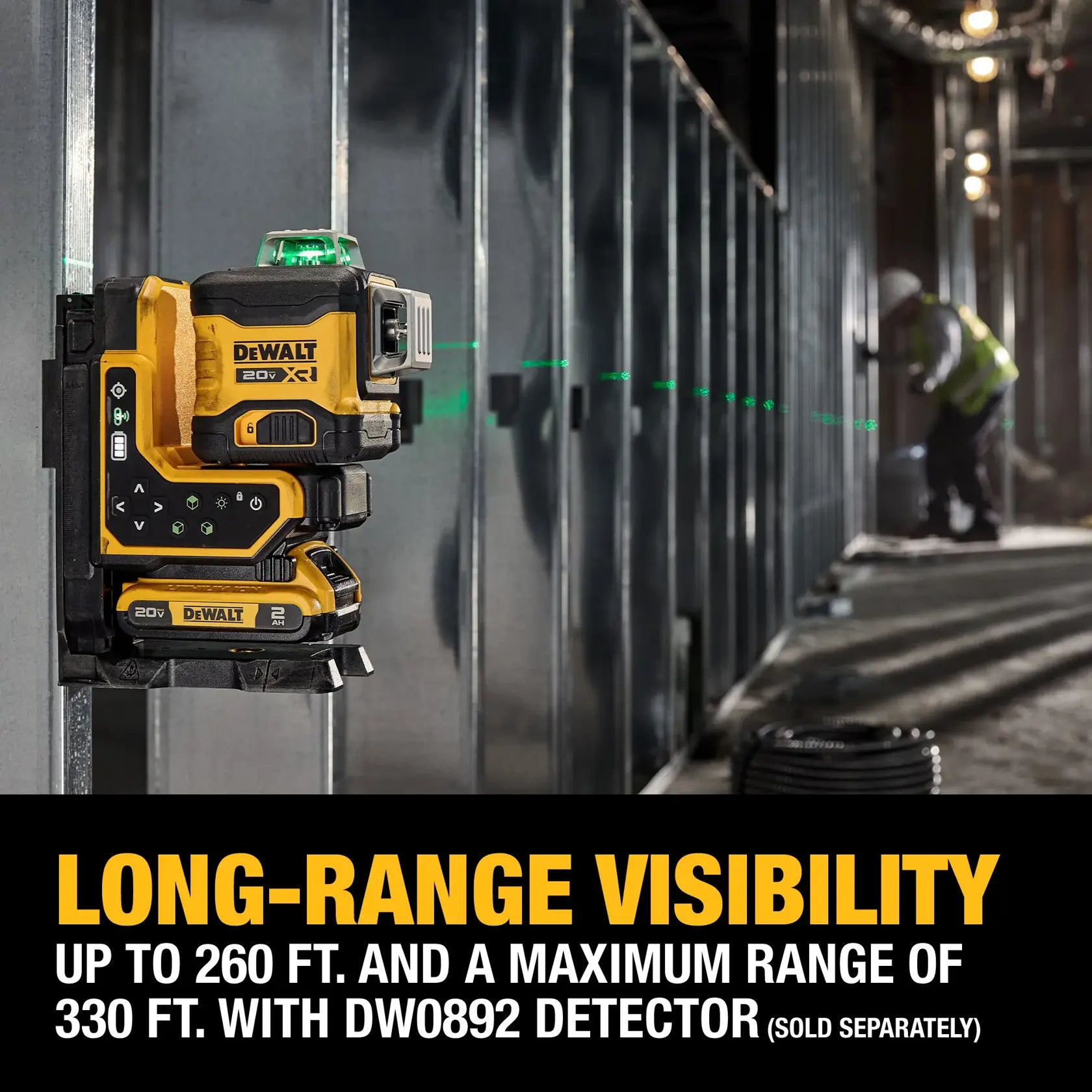 DeWalt DCLE34035D1 20V MAX XR Remote Control 360° Line Laser Kit - image 7