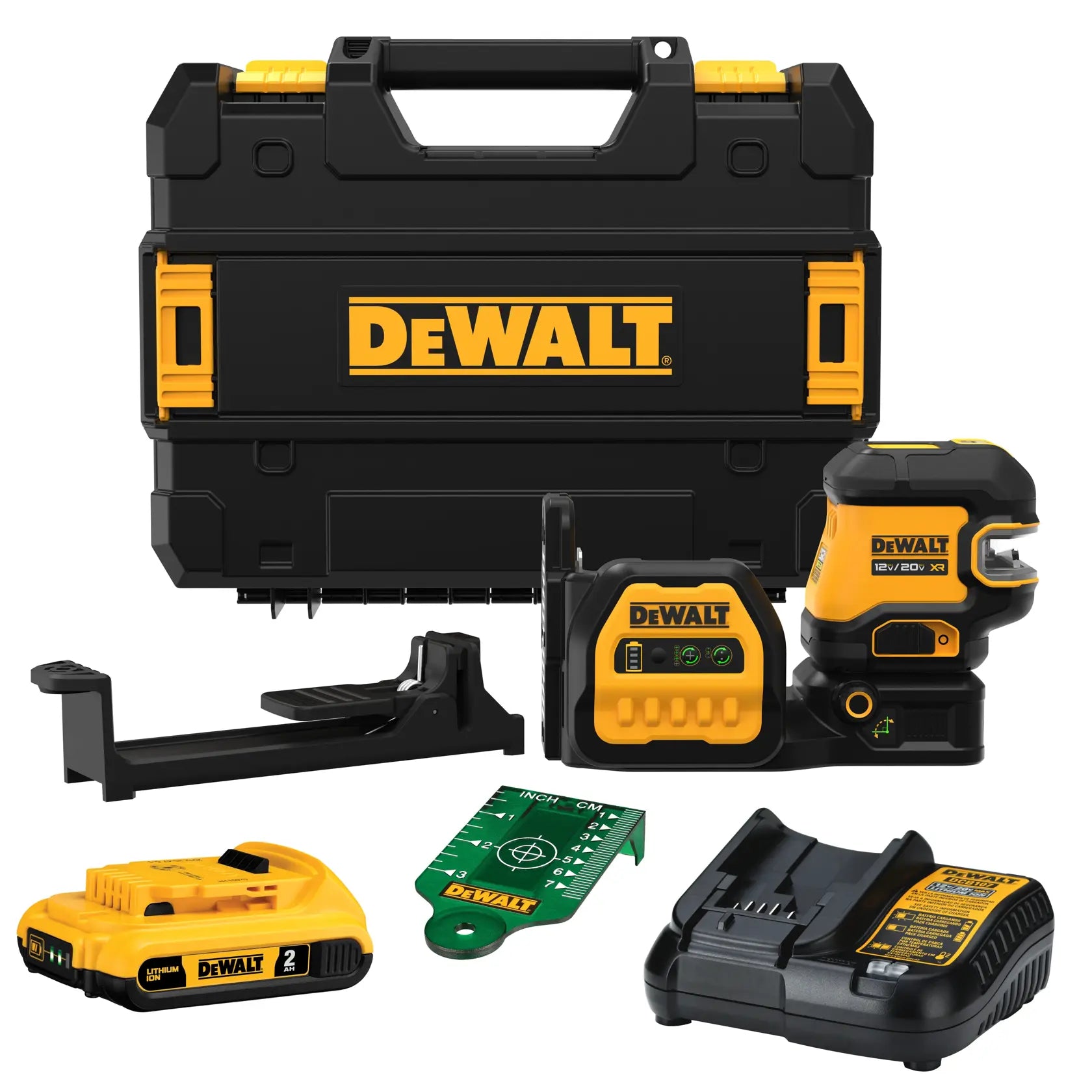DeWalt DCLE34220G 20V MAX Cordless 2-Spot Green Line Laser Kit - image 1
