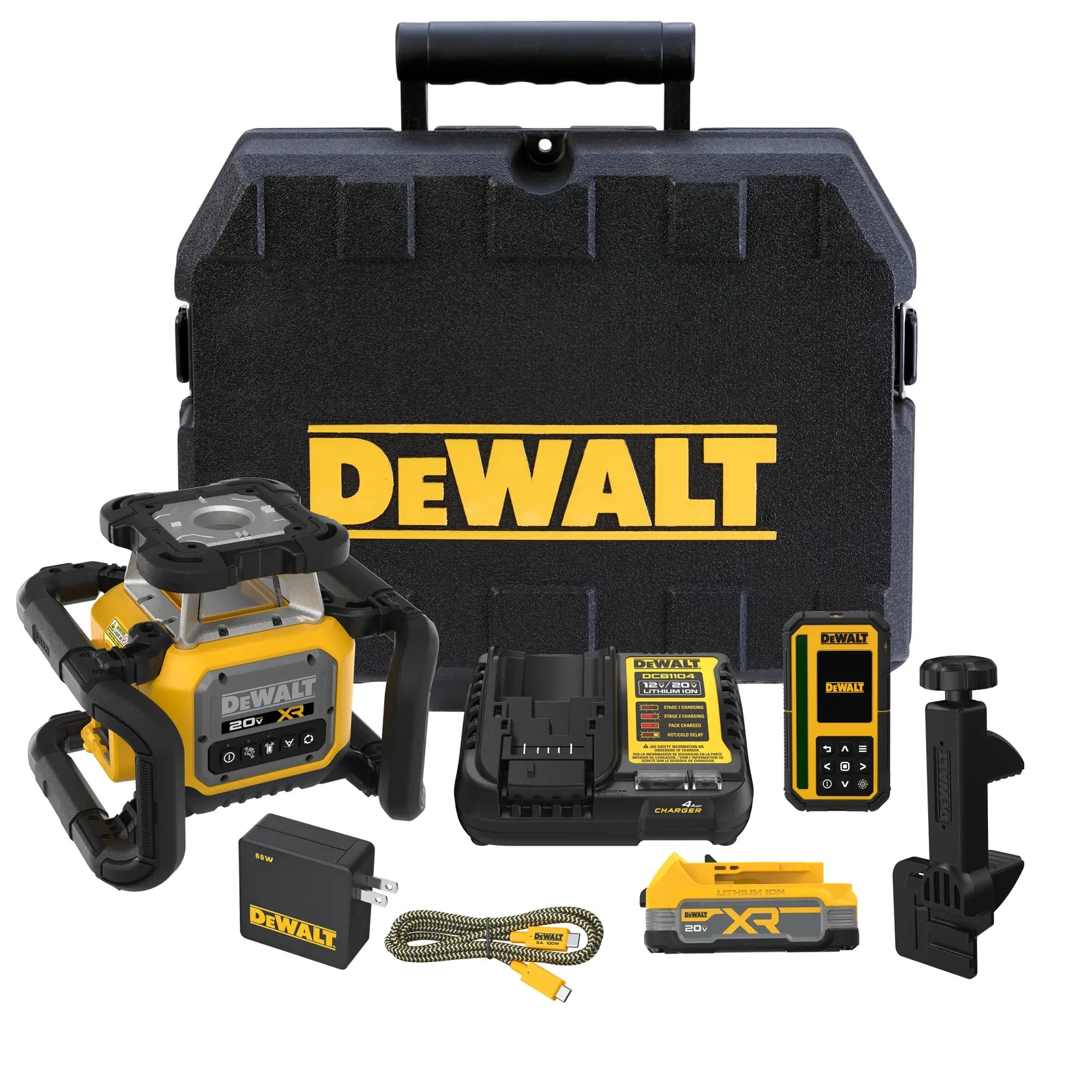 DeWalt DCLE35121GE1 20V MAX XR Green Rotary Laser Base Kit - image 1