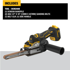 DeWalt DCM200B 20V MAX XR 18-in Bandfile (Tool Only) - image 4
