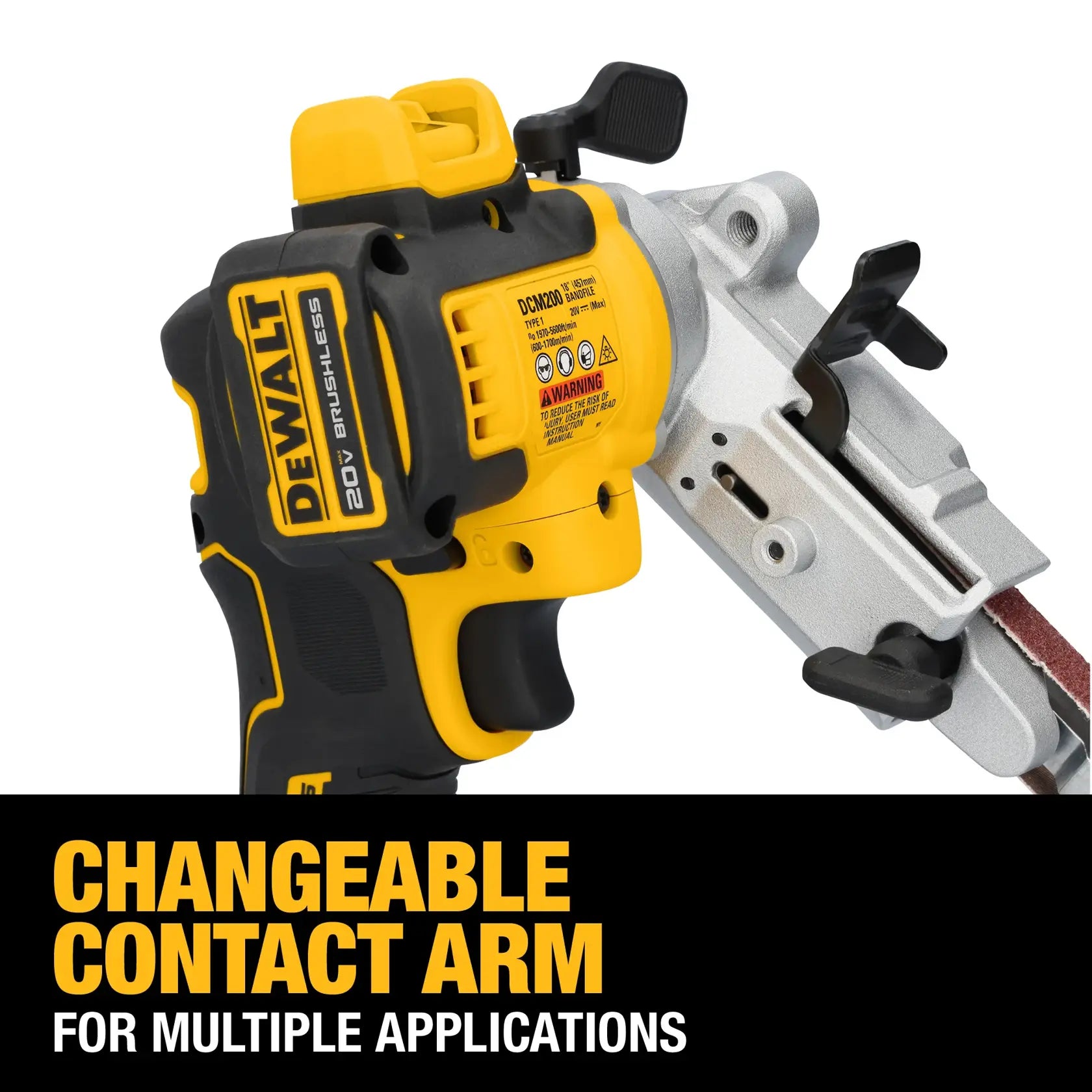 DeWalt DCM200B 20V MAX XR 18-in Bandfile (Tool Only) - image 6
