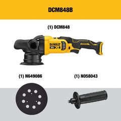 DeWalt DCM848B 20V MAX XR 5-in Cordless Variable-Speed Random Orbit Polisher (Tool Only) - image 4