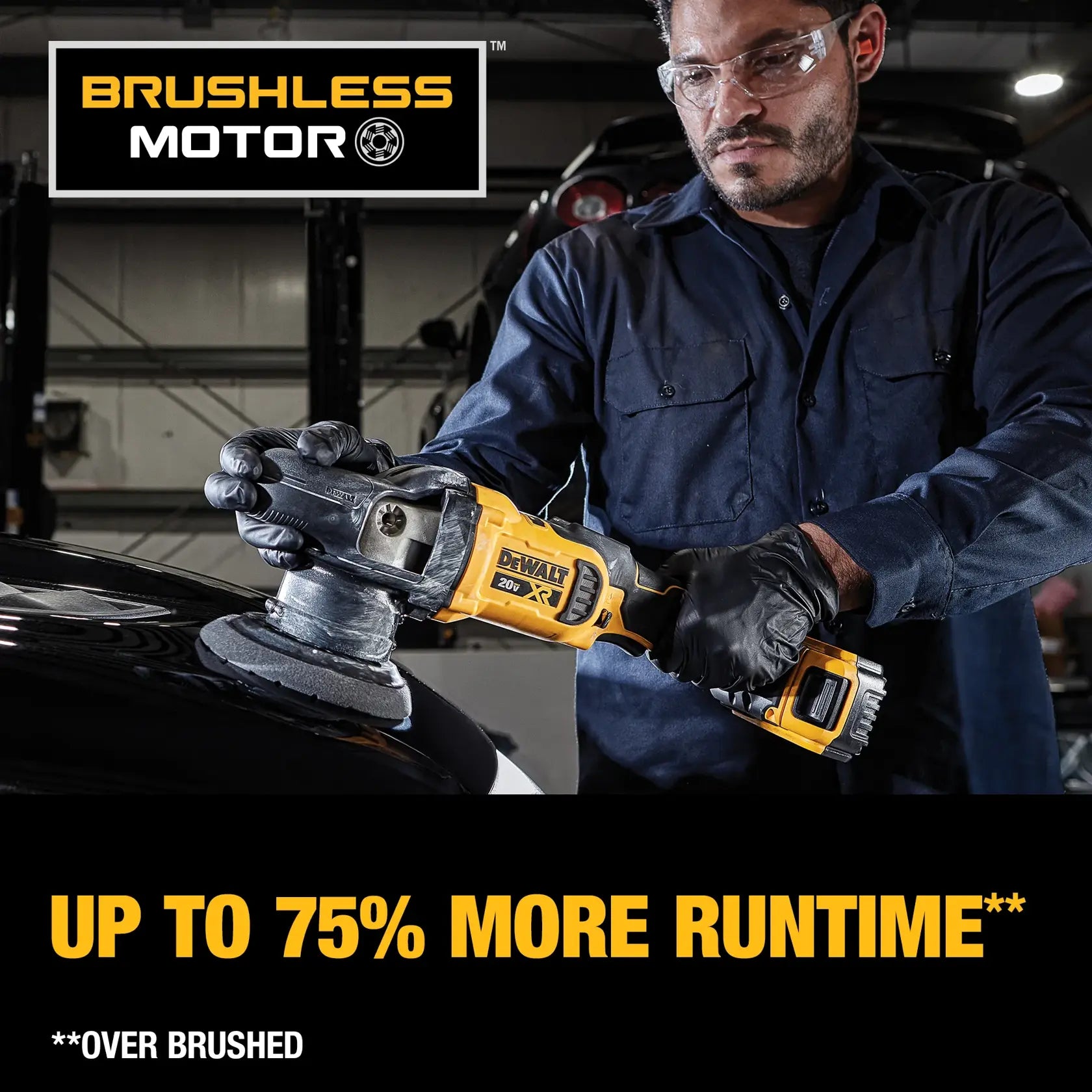 DeWalt DCM848P2 20V MAX XR 5-in Cordless Variable-Speed Random Orbit Polisher Kit - image 6