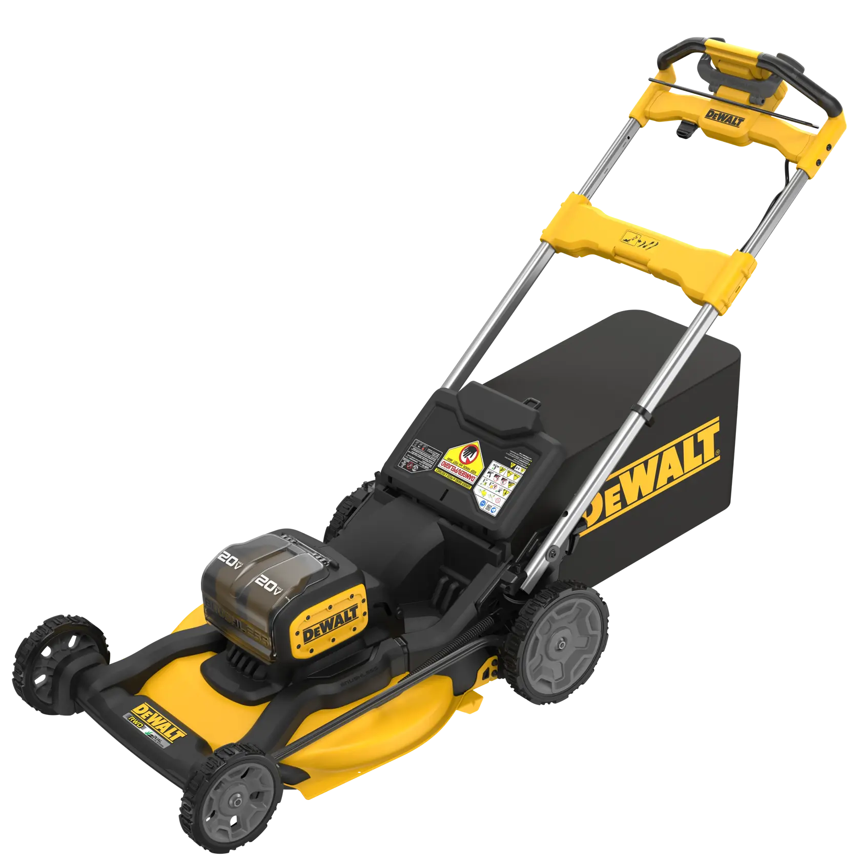 DeWalt DCMWSP256U2 2X20V MAX XR 21" Brushless Cordless RWD Self-Propelled Lawn Mower Kit - image 3