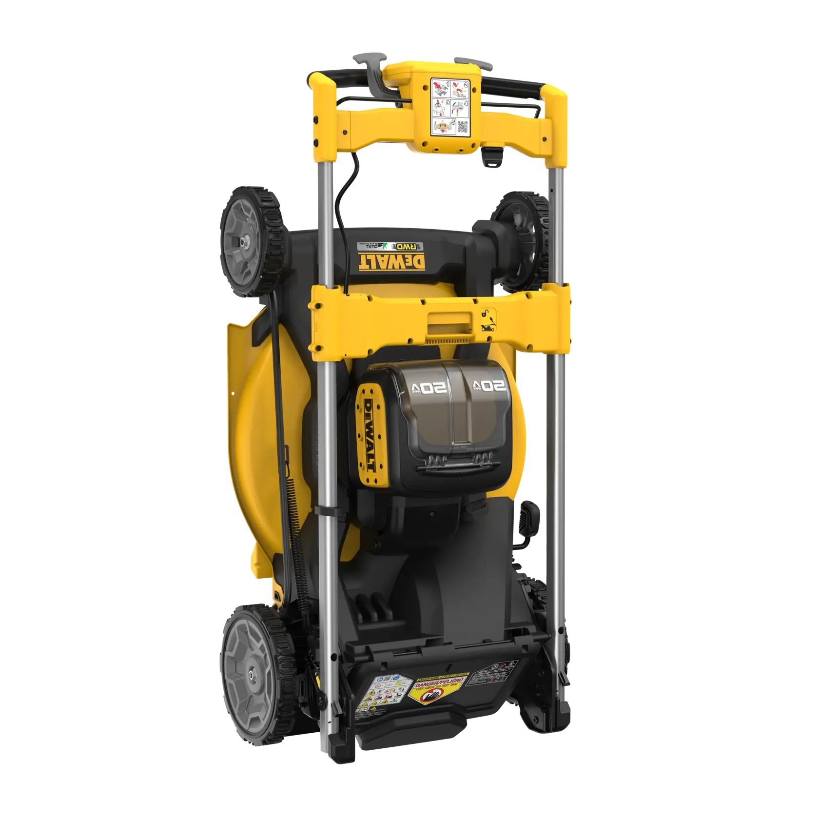 DeWalt DCMWSP256U2 2X20V MAX XR 21" Brushless Cordless RWD Self-Propelled Lawn Mower Kit - image 7