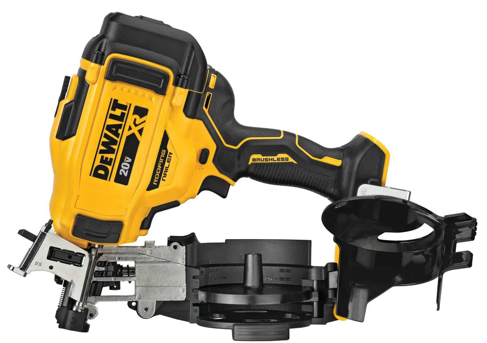 DeWalt DCN45RNB 20V MAX 15° Cordless Coil Roofing Nailer (Tool Only) - image 3