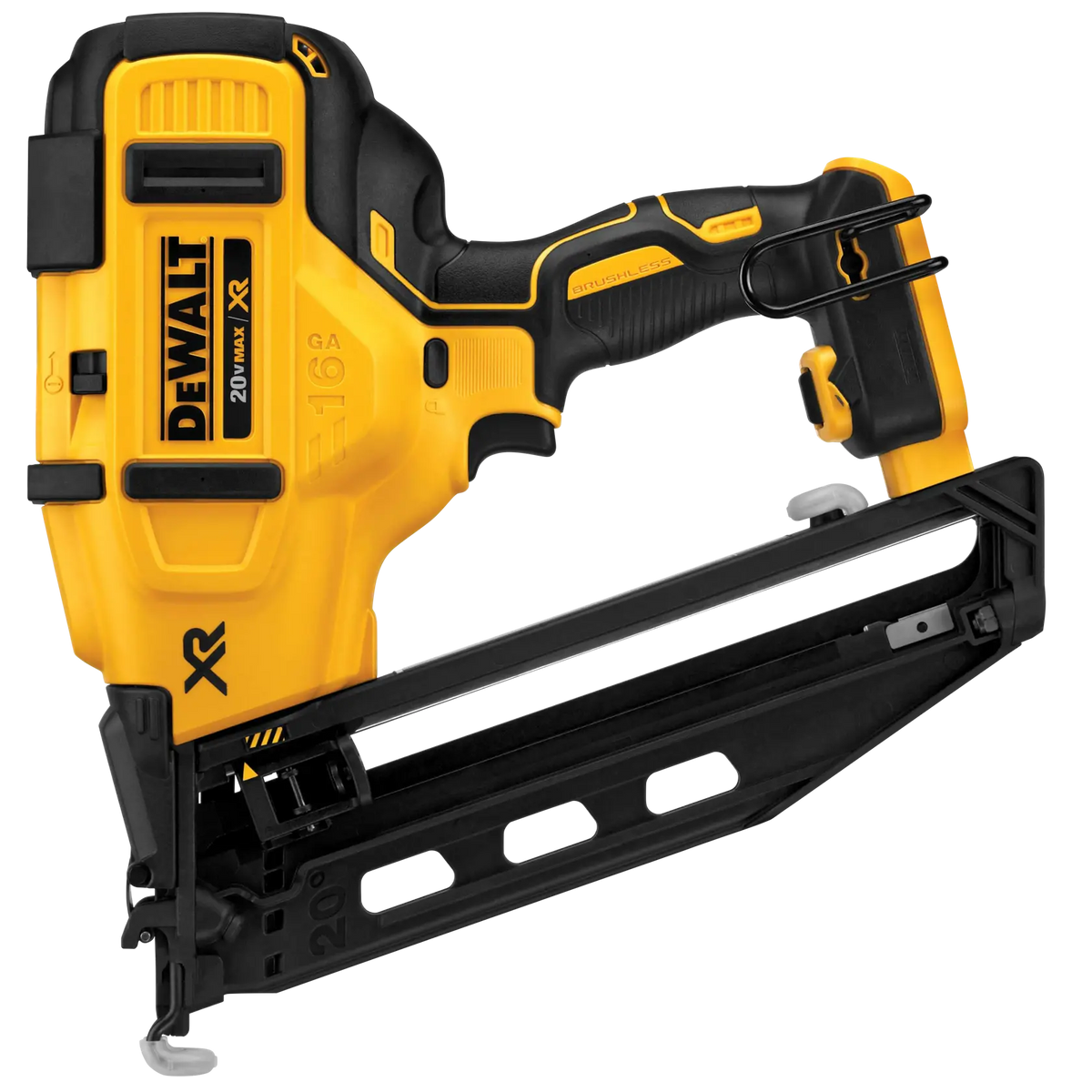 DeWalt DCN660B 20V MAX XR 16ga Cordless Angled Finish Nailer (Tool Only) - image 1