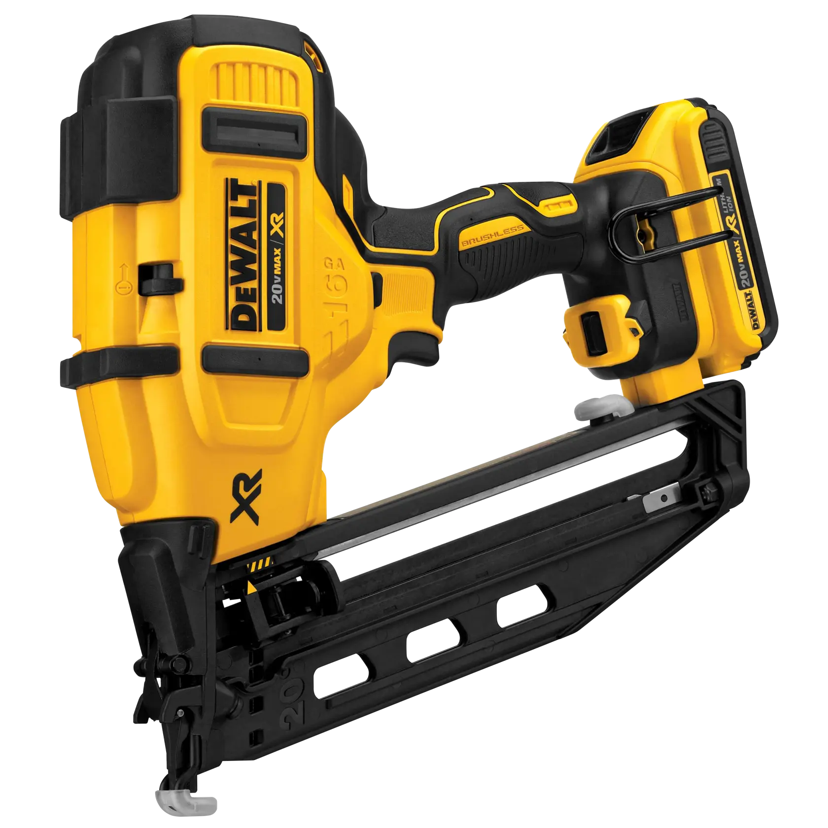 DeWalt DCN660D1 20V MAX XR 16ga Angld Finish Nailer Kit - image 2