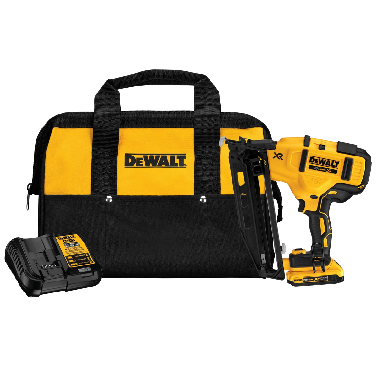 DeWalt DCN660D1 20V MAX XR 16ga Angld Finish Nailer Kit - image 1