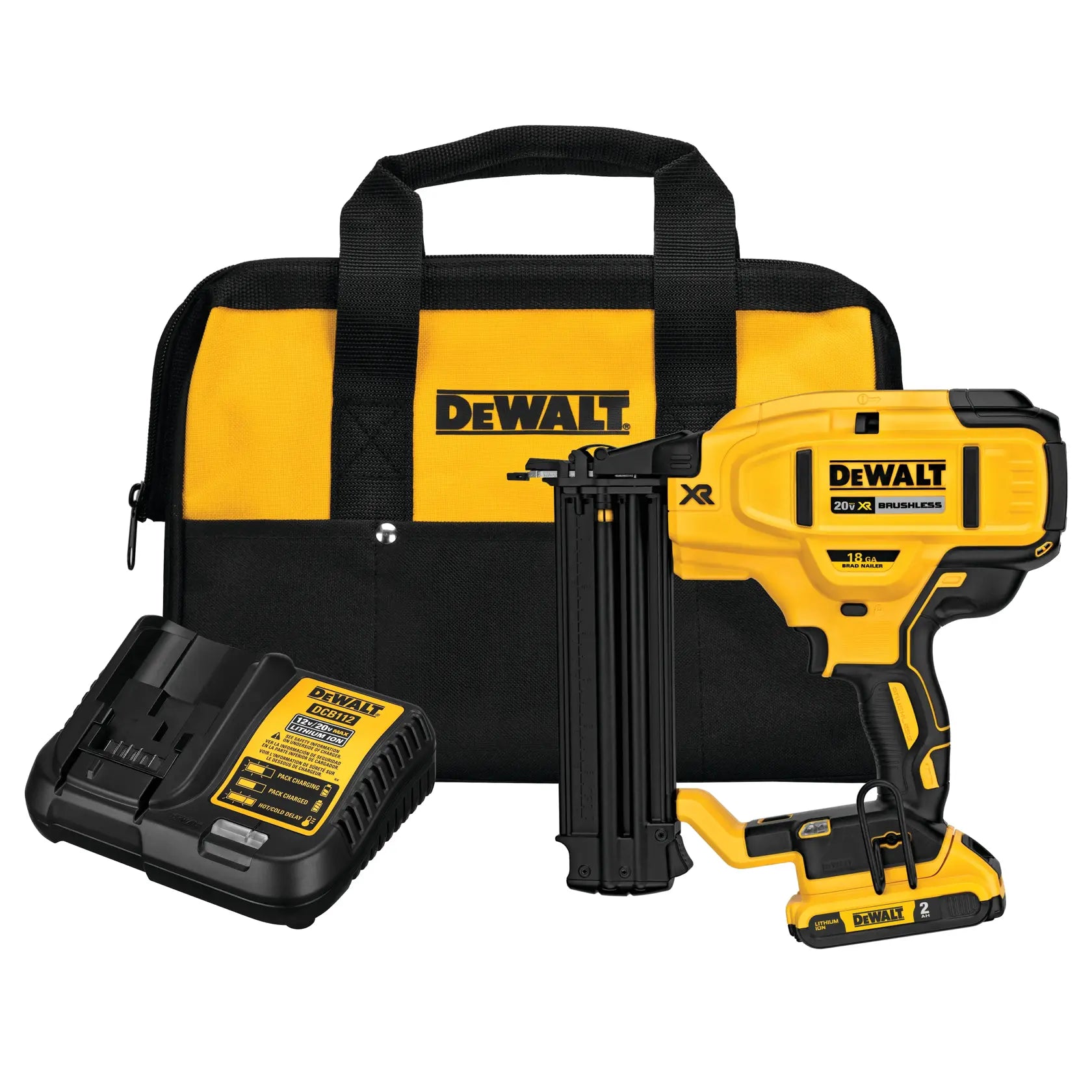 DeWalt DCN680D1 20V MAX XR 18ga Cordless Brad Nailer Kit - image 1