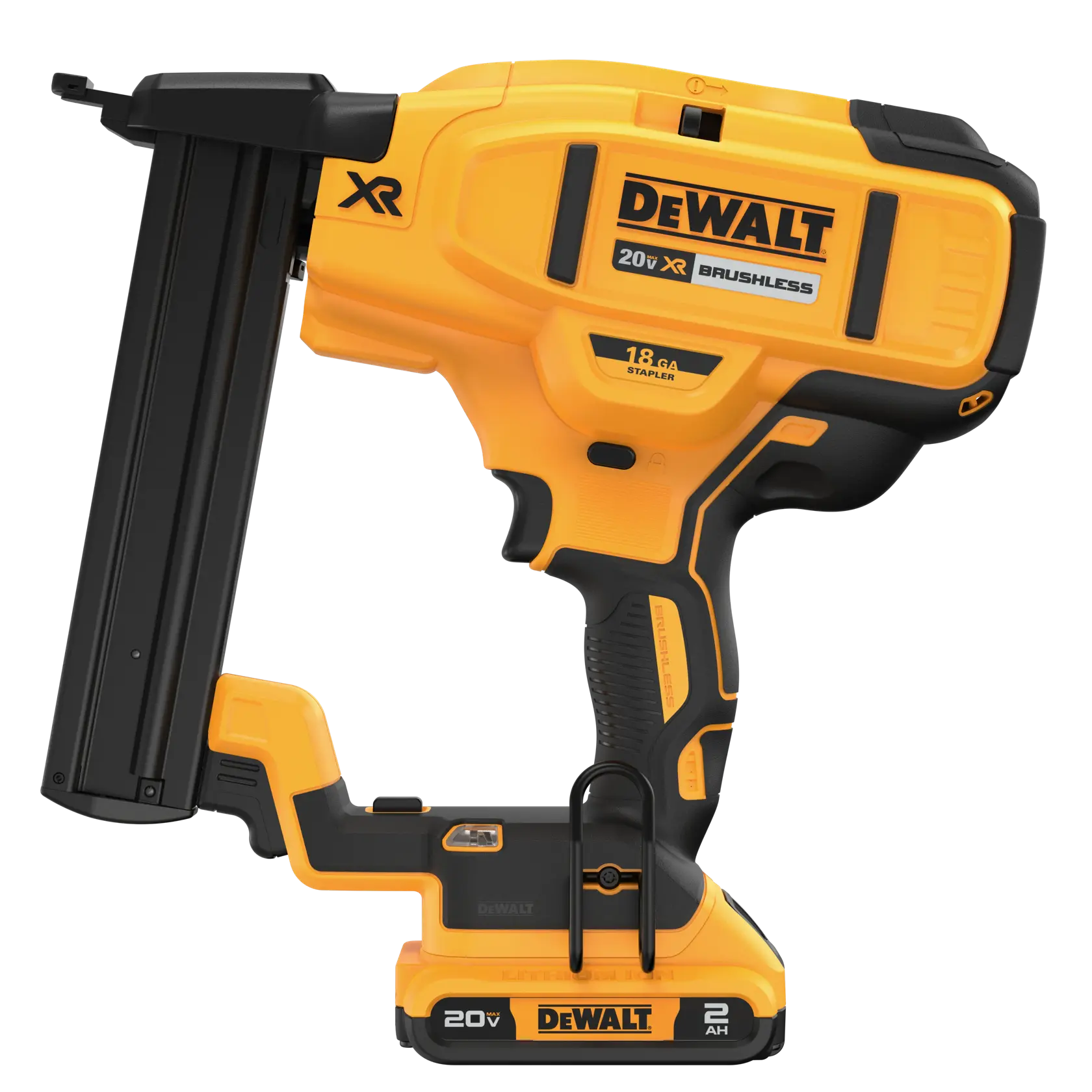 DeWalt DCN681D1 20V MAX XR 18ga Cordless Narrow Crown Stapler Kit - image 2