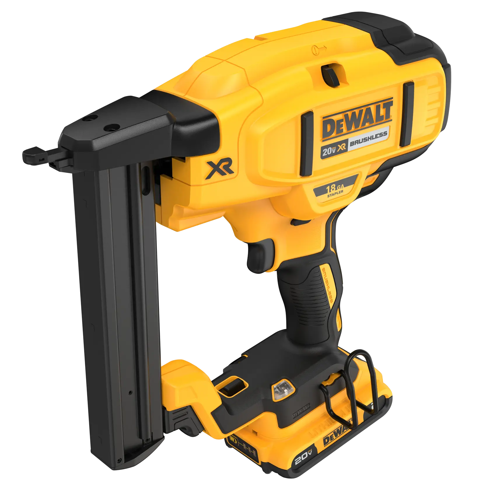 DeWalt DCN681D1 20V MAX XR 18ga Cordless Narrow Crown Stapler Kit - image 3