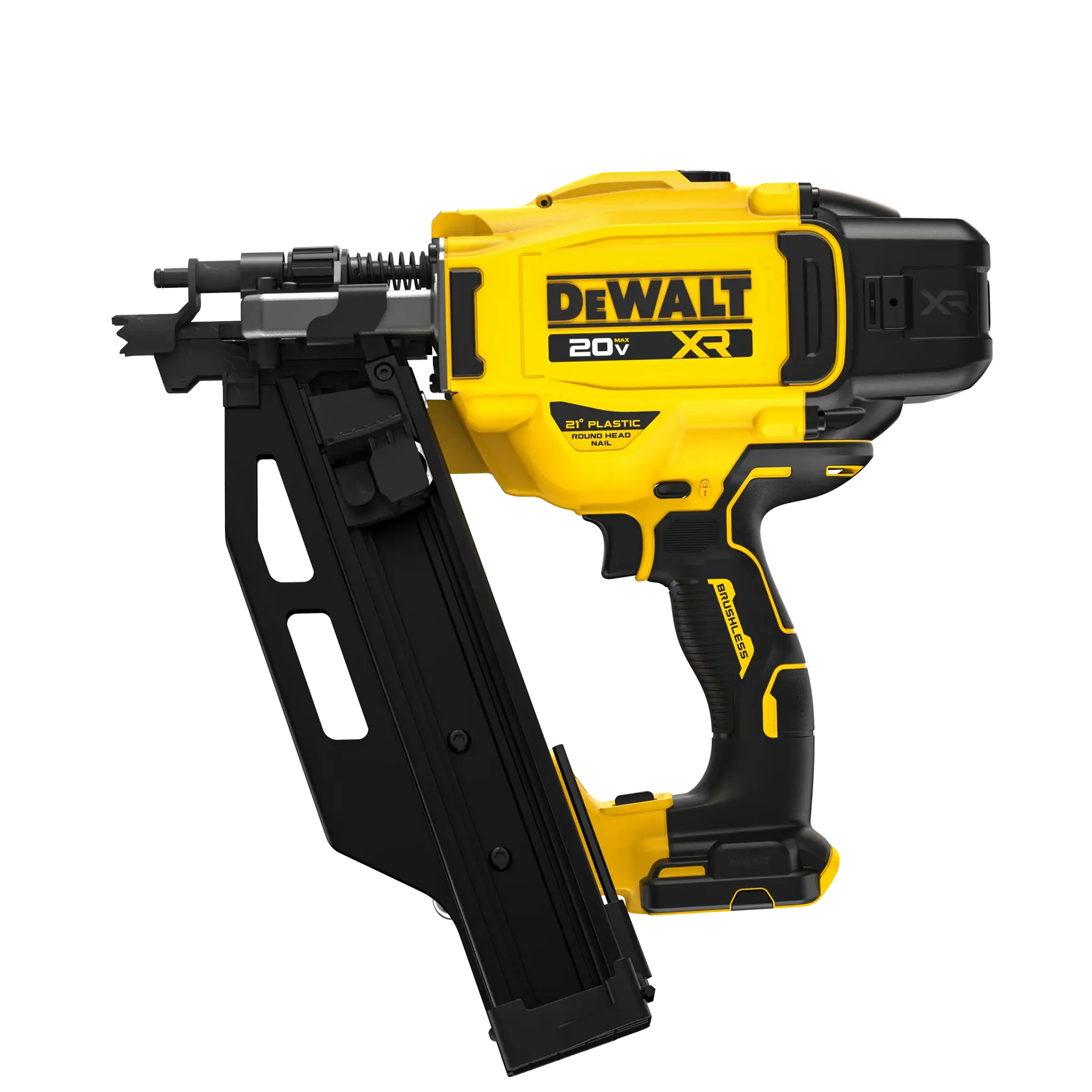 DeWalt DCN920B 20V MAX XR Brushless Cordless 21° Plastic Collated Framing Nailer (Tool Only) - image 2