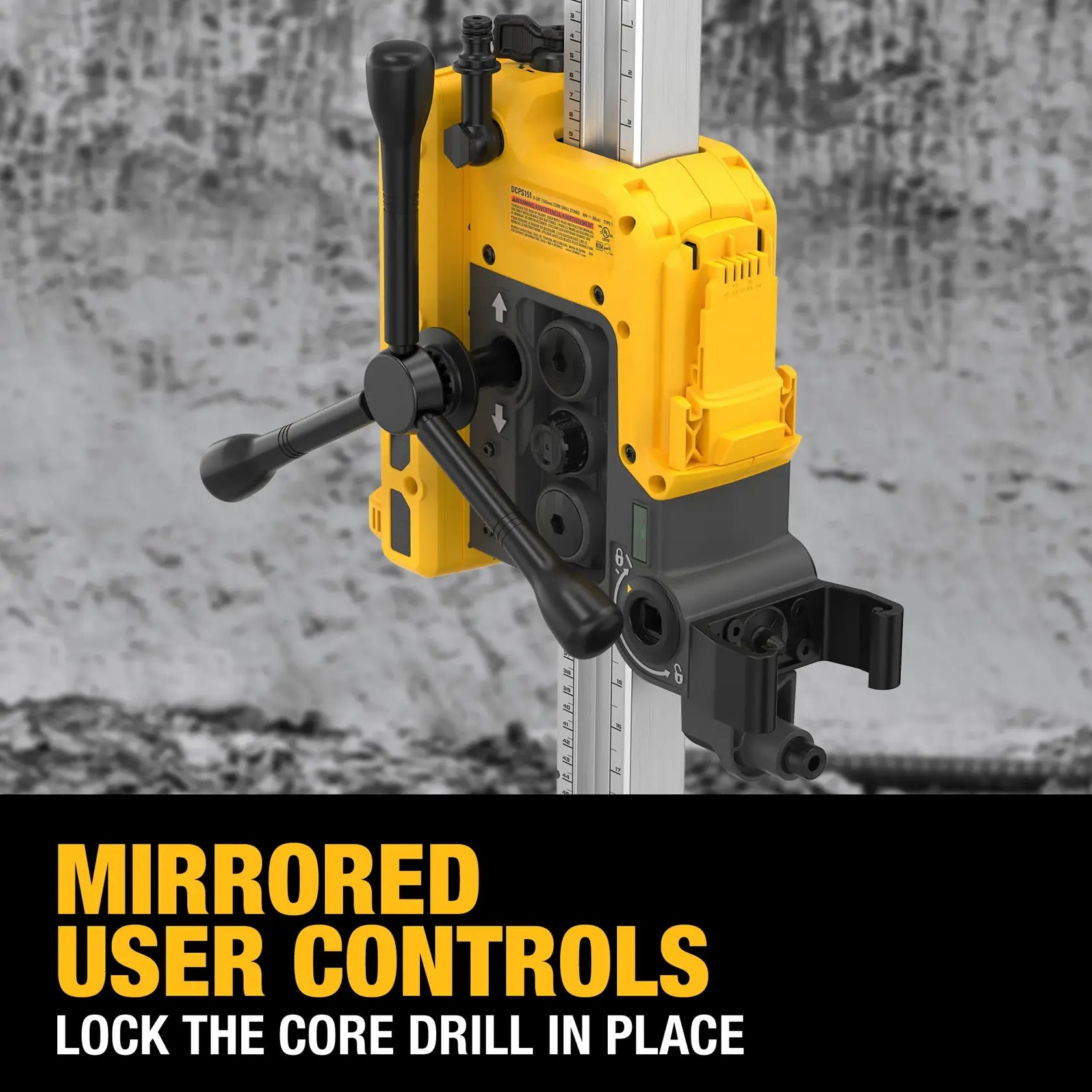 DeWalt DCPS151 POWERSHIFT 6-3/8-in. Core Drill Stand - image 7