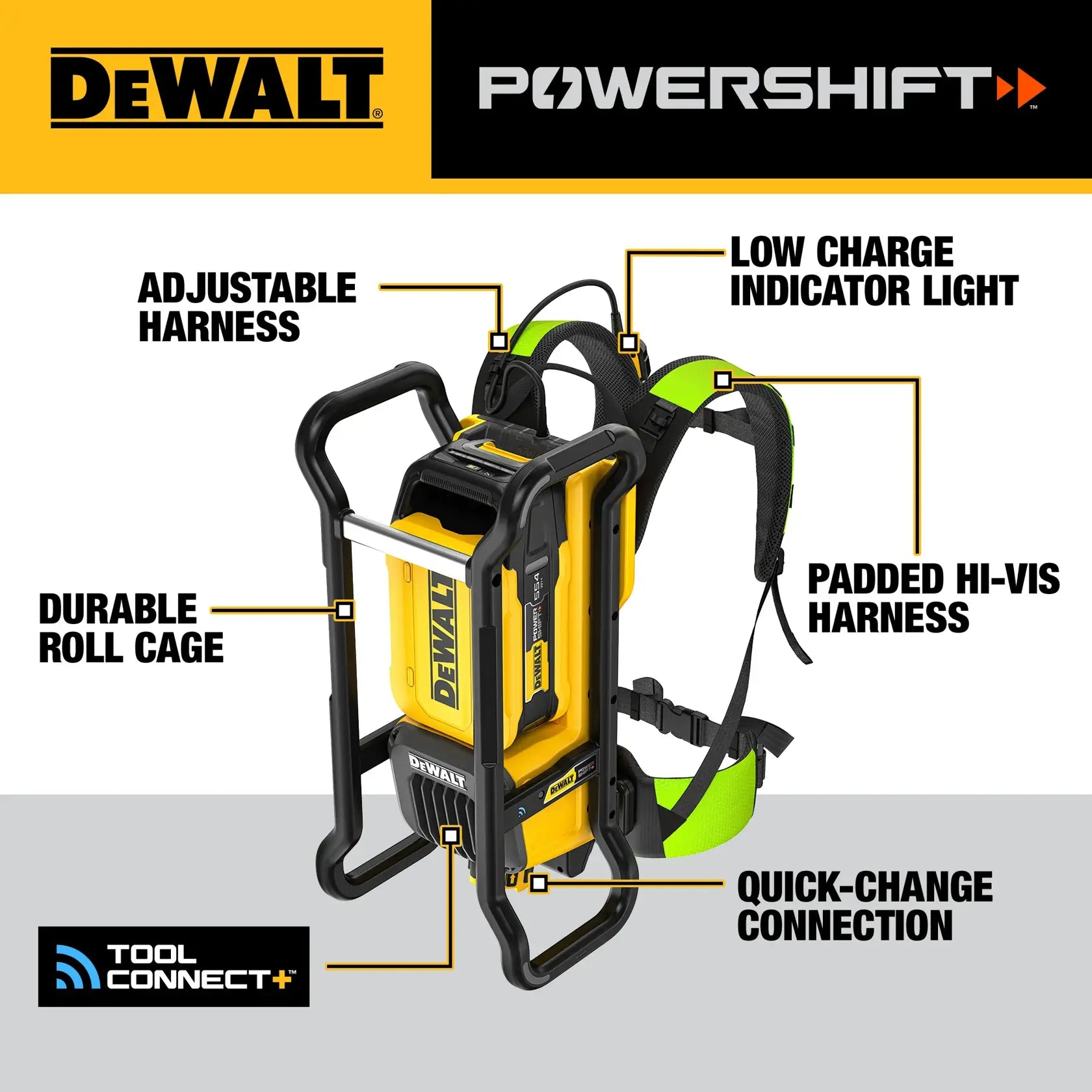 DeWalt DCPS310AG2 Backpack Vibrator Kit - image 5