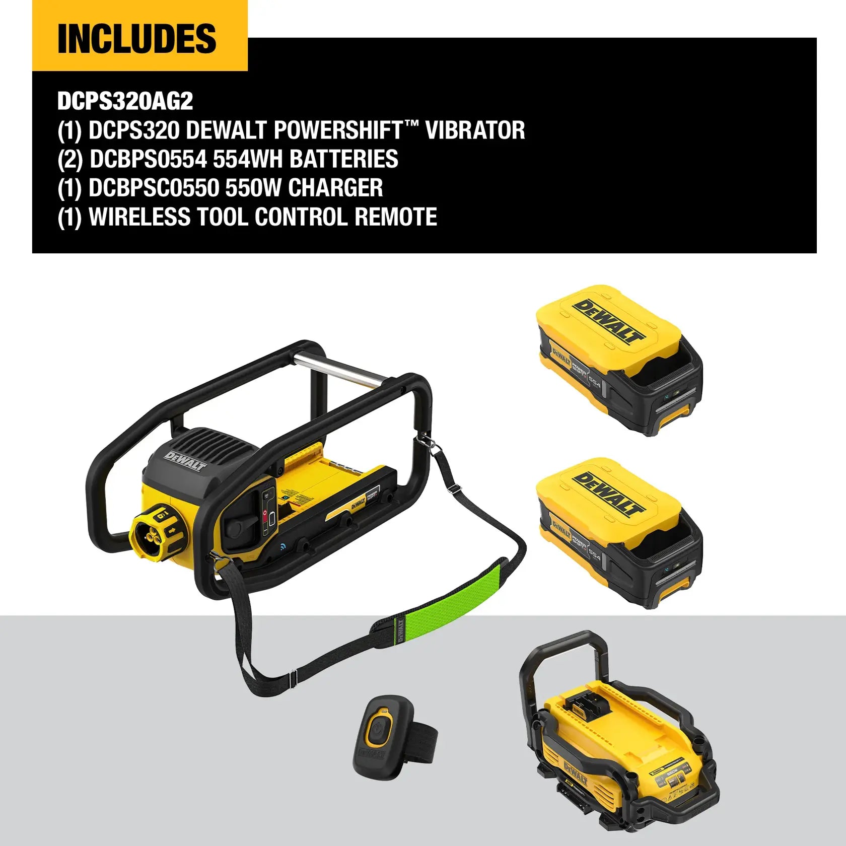 DeWalt DCPS320AG2 Vibrator Kit - image 4