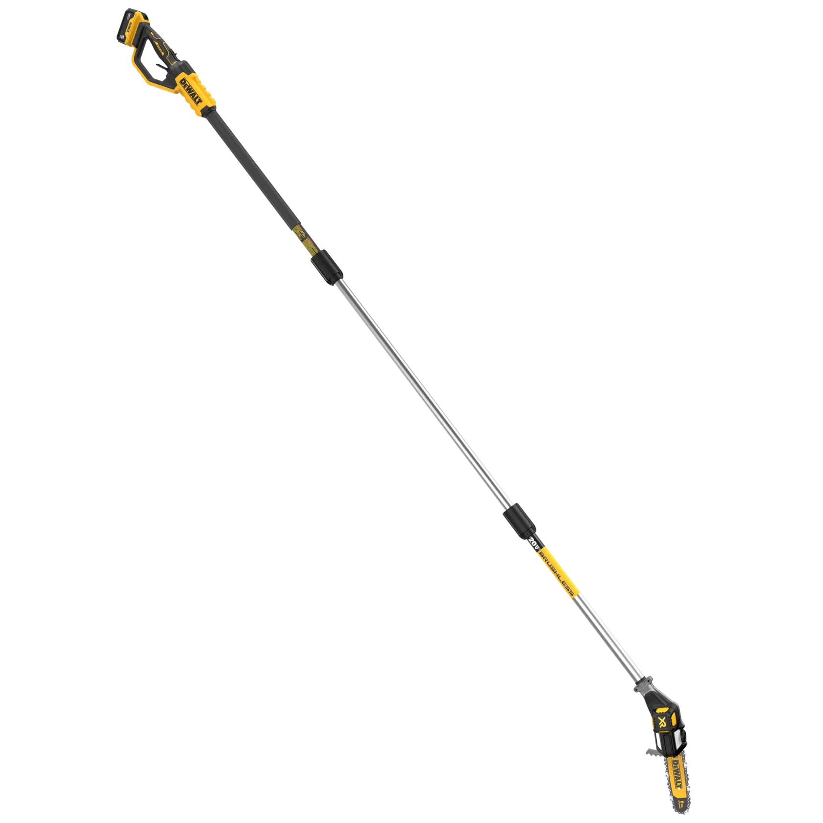 DeWalt DCPS620P1 20V MAX XR Brushless 8" Pole Saw Kit, 5.0Ah - image 3
