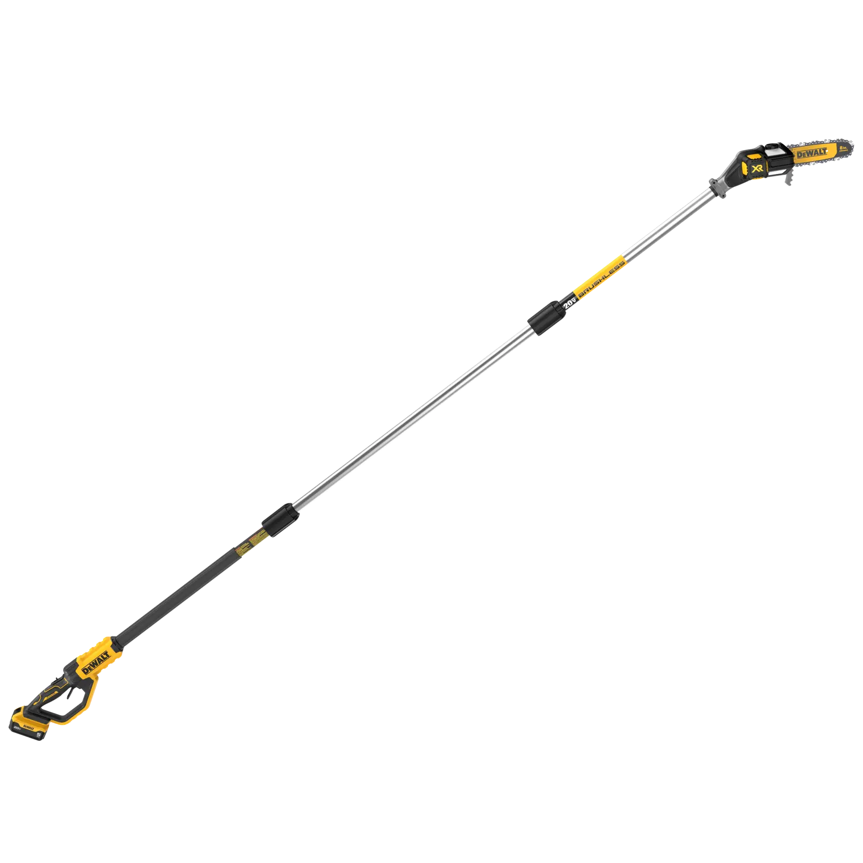 DeWalt DCPS620P1 20V MAX XR Brushless 8" Pole Saw Kit, 5.0Ah - image 4