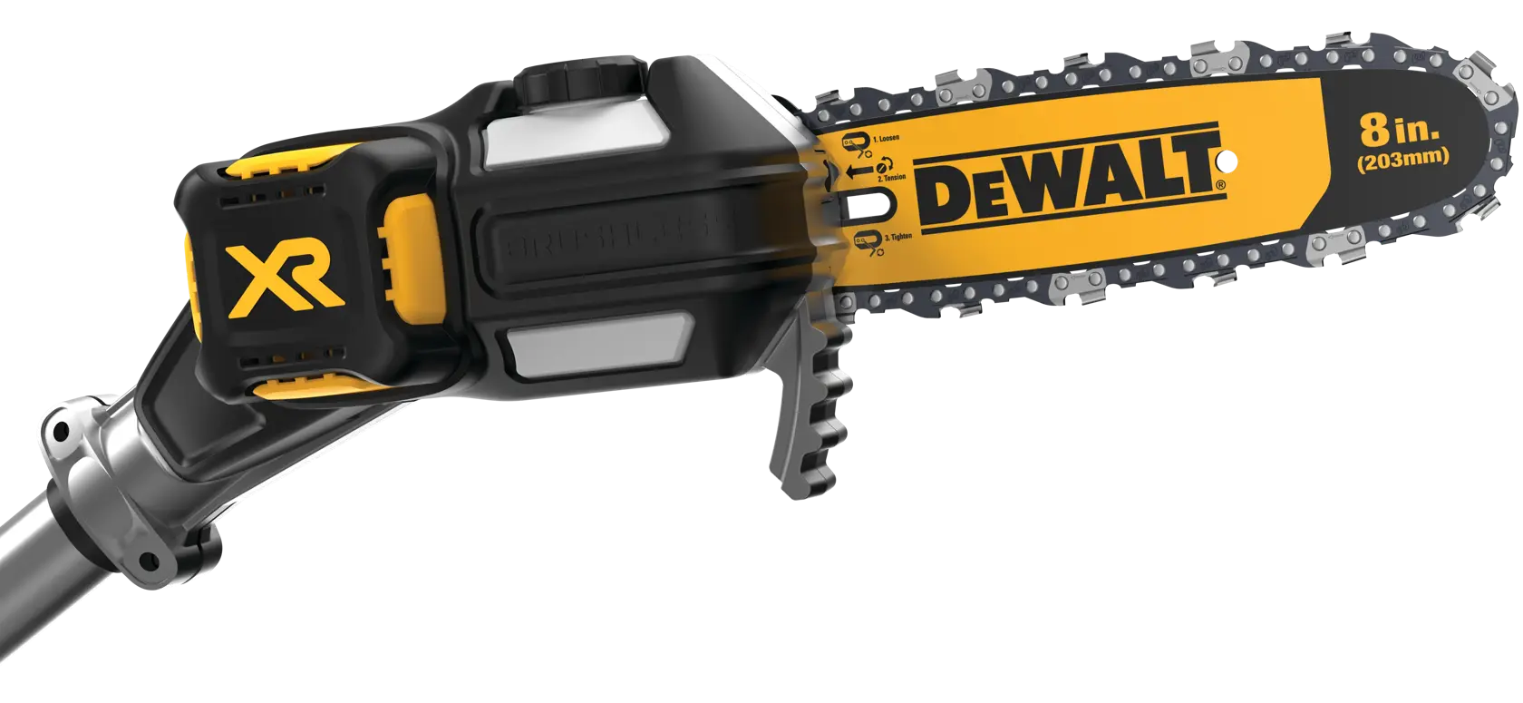 DeWalt DCPS620P1 20V MAX XR Brushless 8" Pole Saw Kit, 5.0Ah - image 2