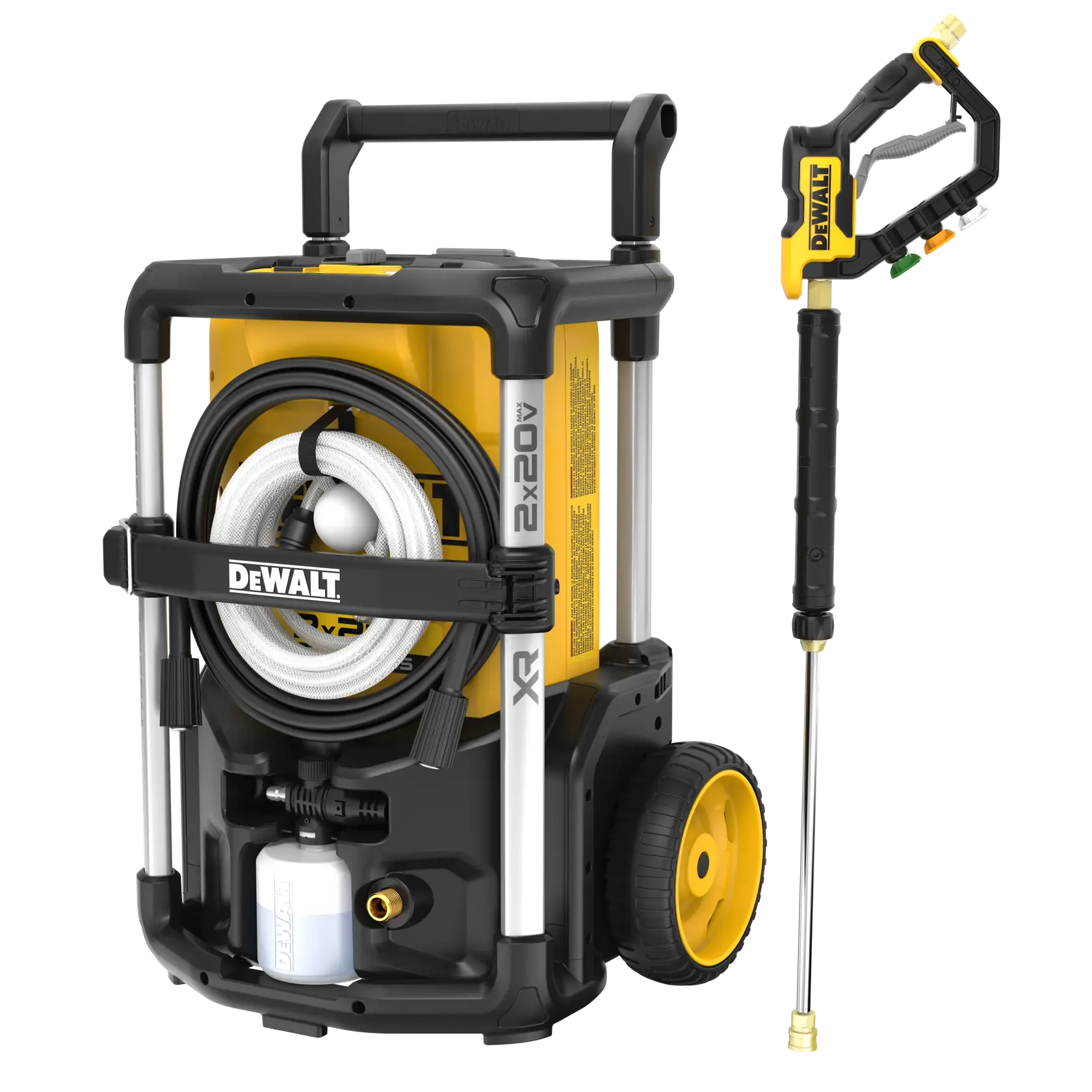 DeWalt DCPW1600Y2 2X20V MAX 1600 MAX PSI 1.2 GPM Brushless Cordless Pressure Washer Kit - image 7