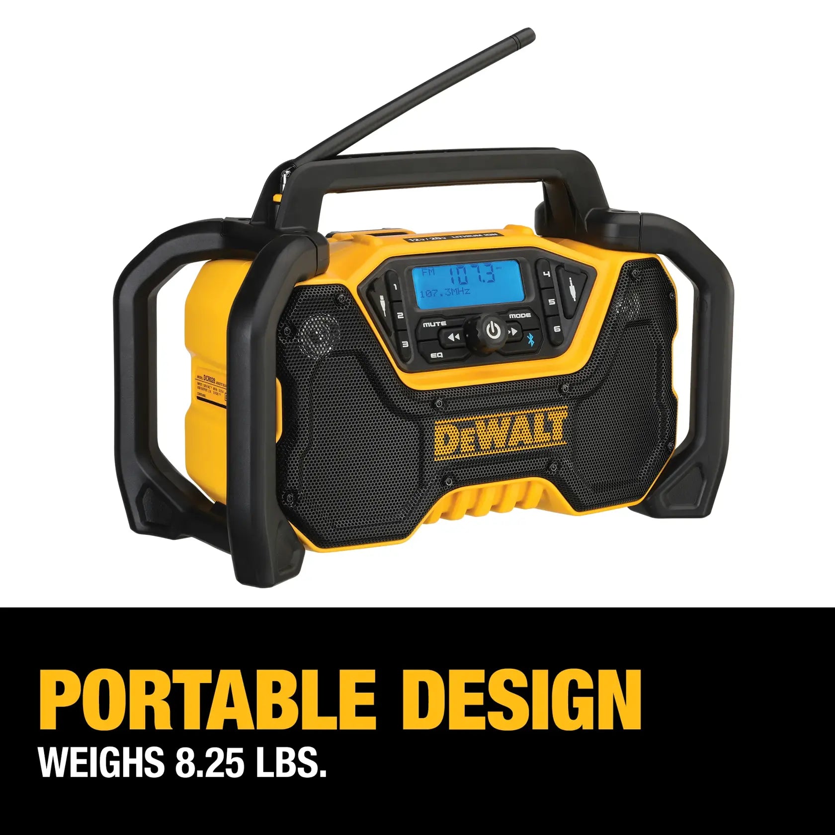 DeWalt DCR028B 12V/20V MAX Bluetooth Cordless Jobsite Radio (Tool Only) - image 5