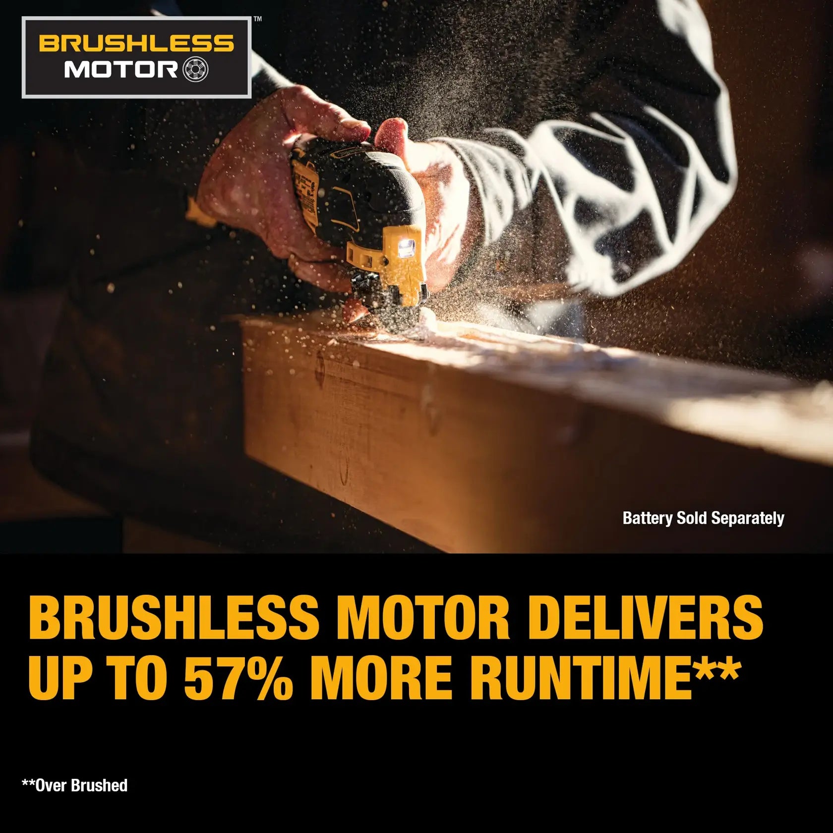 DeWalt DCS354B ATOMIC 20V MAX Brushless Cordless Oscillating Multi-Tool (Tool Only) - image 5