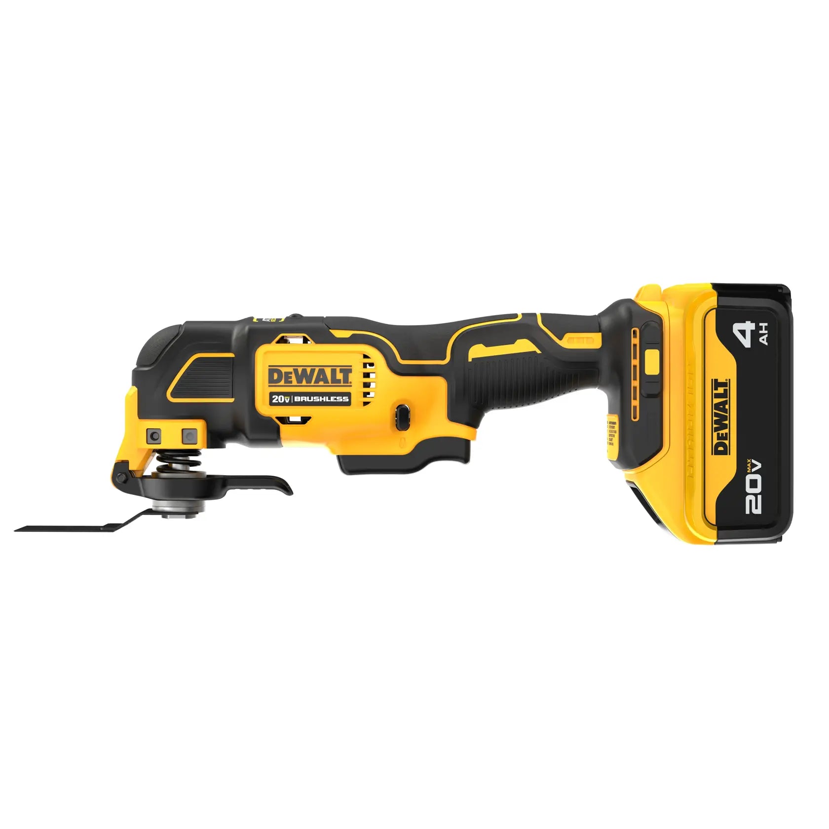 DeWalt DCS354PK ATOMIC 20V MAX Lithium-Ion Cordless Brushless Oscillating Tool Kit with 4.0 Ah Battery and (2) Blades - image 1