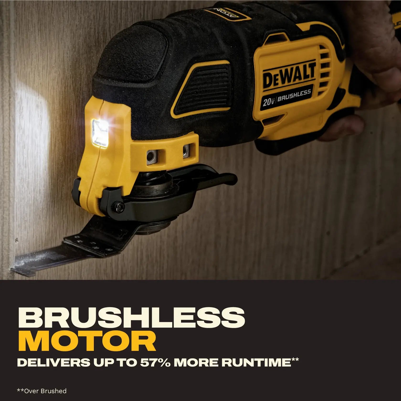 DeWalt DCS354PK ATOMIC 20V MAX Lithium-Ion Cordless Brushless Oscillating Tool Kit with 4.0 Ah Battery and (2) Blades - image 14