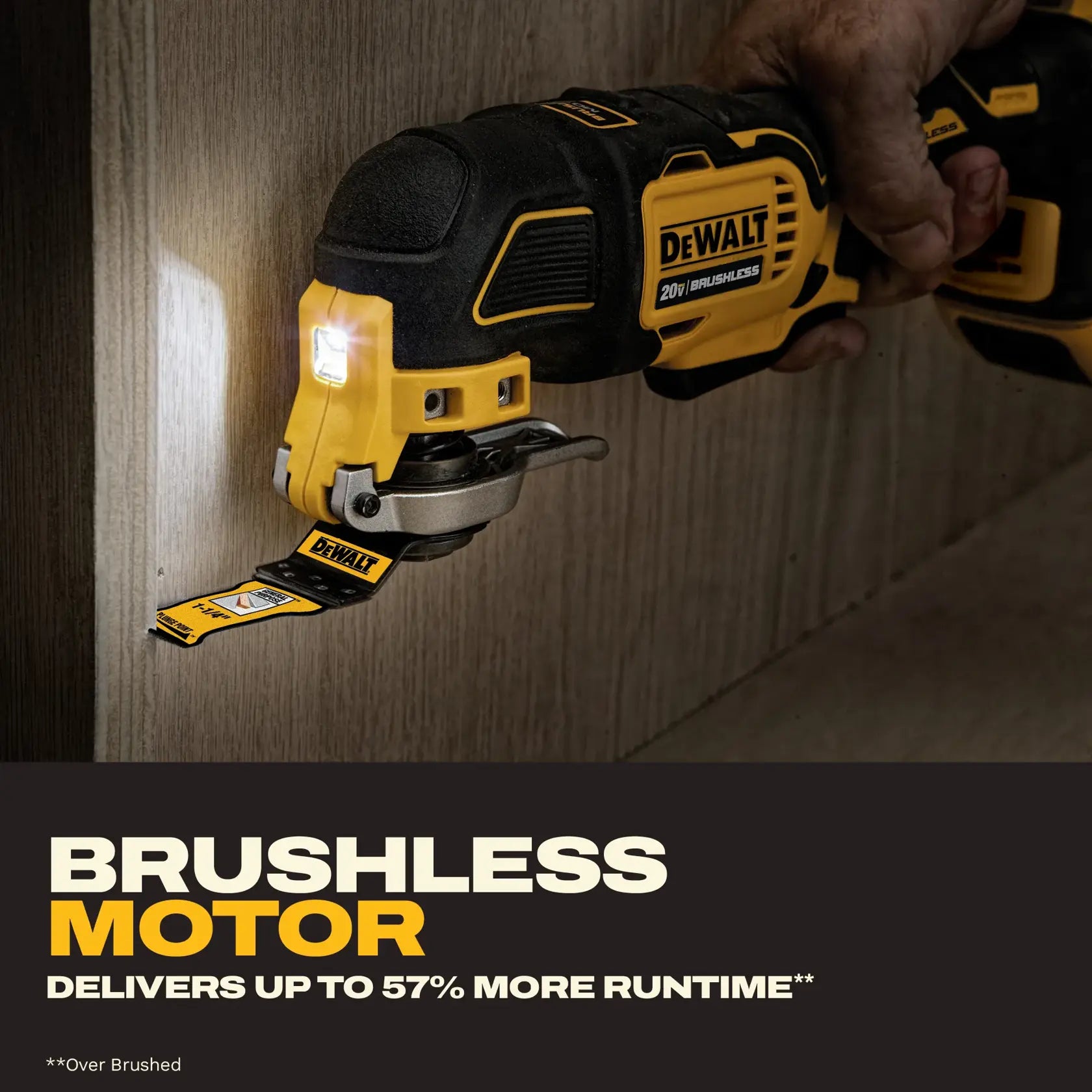 DeWalt DCS356D1 20V MAX XR Brushless Cordless 3-Speed Oscillating Multi-Tool Kit (2.0 Ah Battery) - image 6