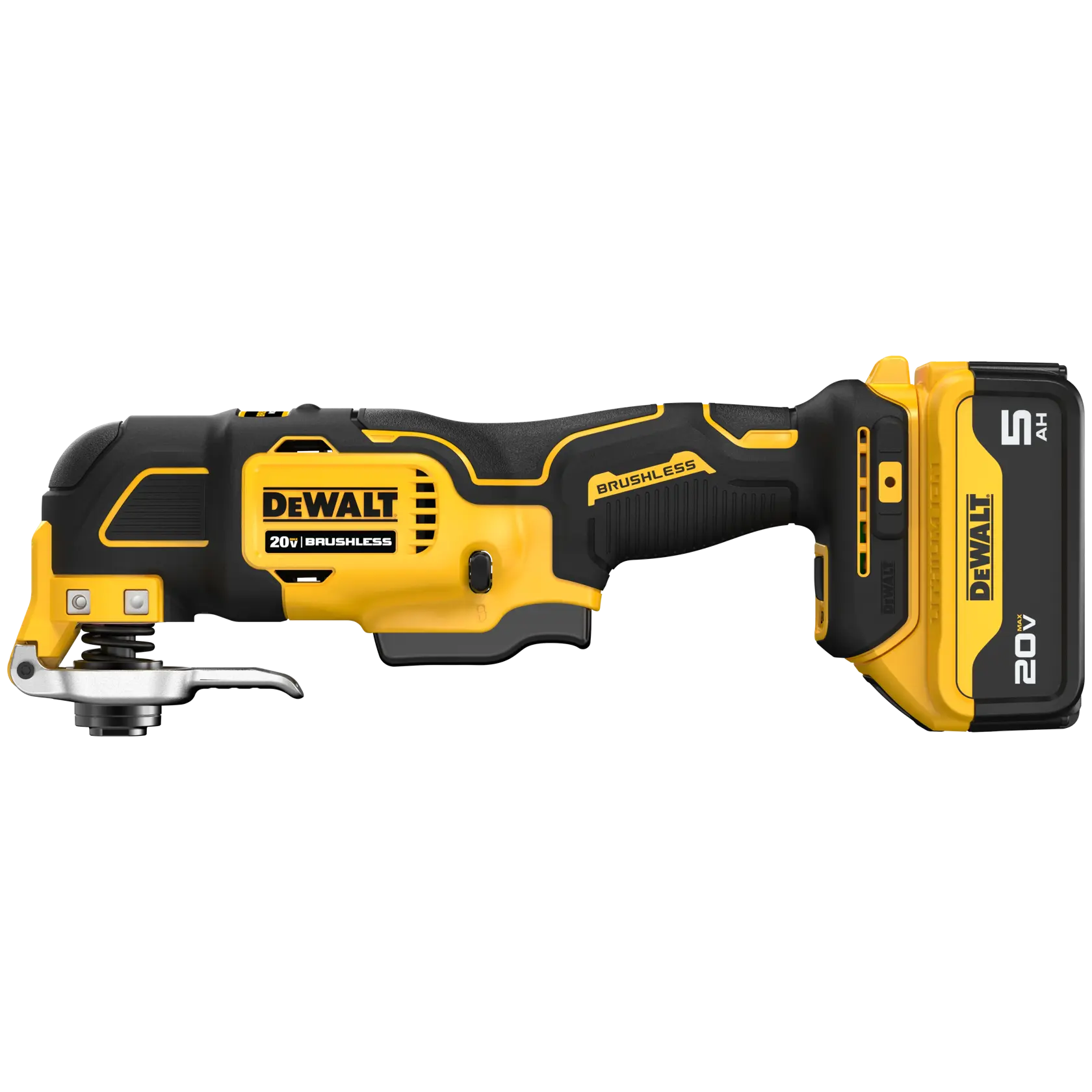DeWalt DCS356P1 20V MAX Brushless Oscillating Multi-Tool Kit with 5Ah Battery - image 2