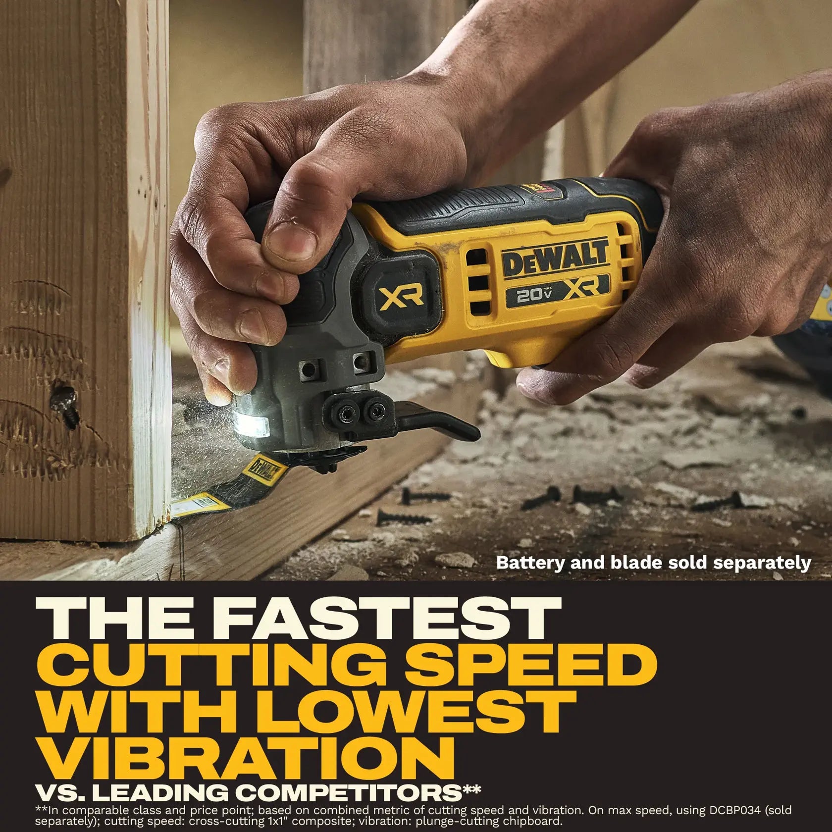DeWalt DCS359B 20V MAX XR Oscillating Multi-Tool (Tool Only) - image 6
