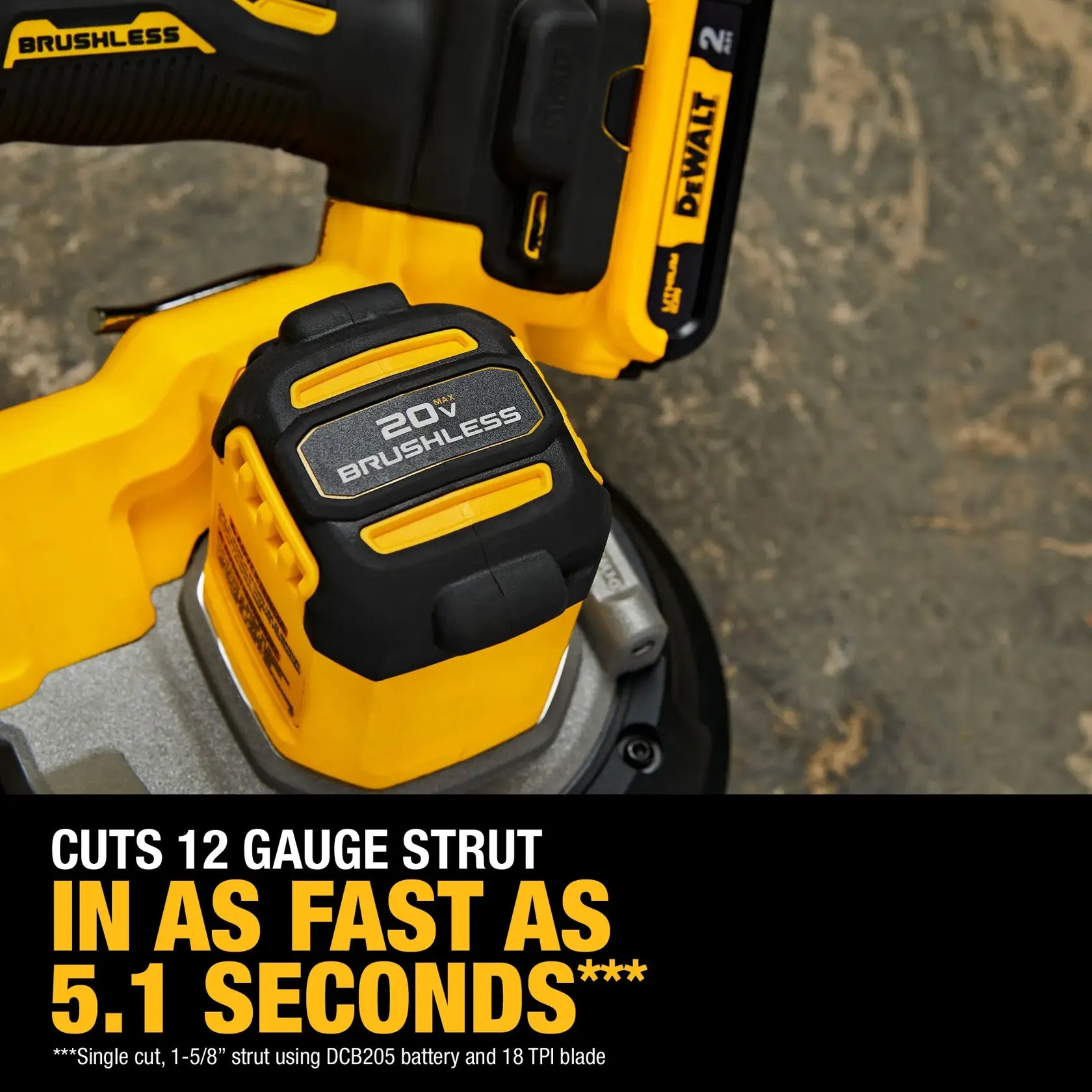 DeWalt DCS378P1 20V MAX XR Mid-Size Bandsaw (5.0Ah Battery Kit) - image 7