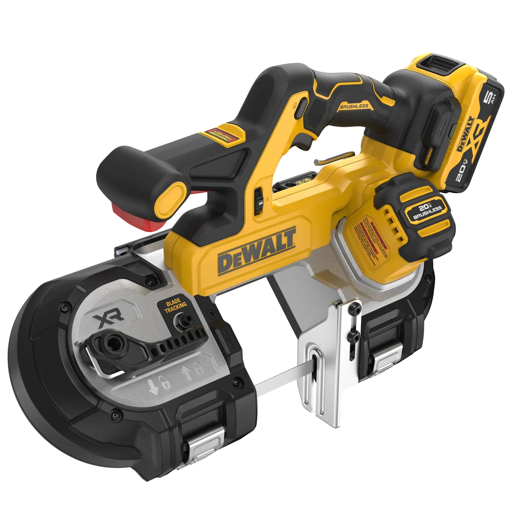 DeWalt DCS379P1 20V MAX XR Dual Trigger Mid-Size Bandsaw (5.0Ah Battery Kit) - image 3