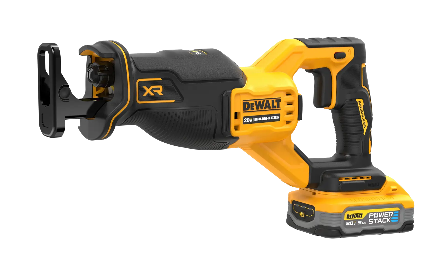 DeWalt DCS382H1 20V MAX XR Brushless Cordless Reciprocating Saw Kit with DEWALT POWERSTACK 5Ah Battery - image 3