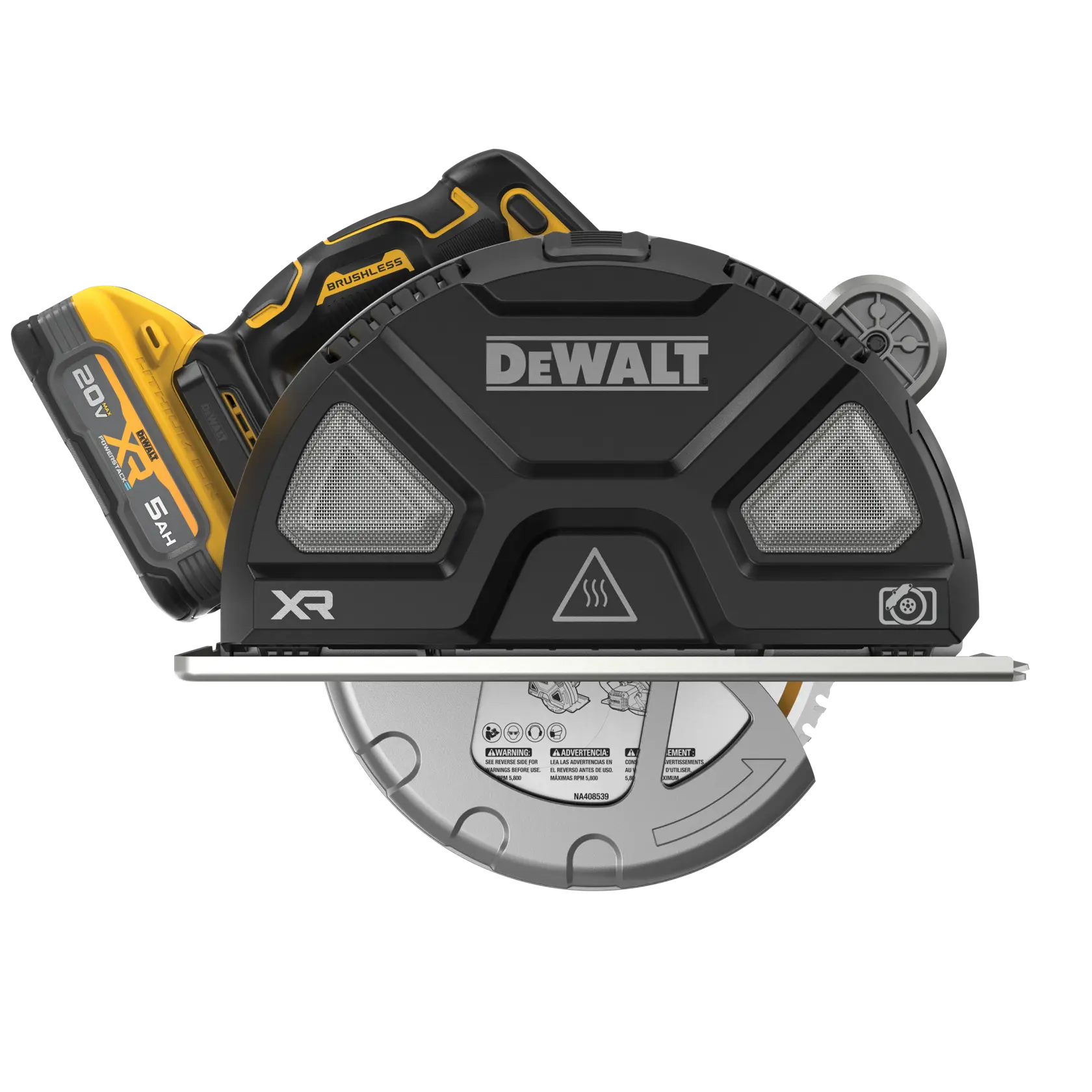 DeWalt DCS383H1 20V MAX XR 7-1/4 in. Metal Cutting Circular Saw Kit - image 2