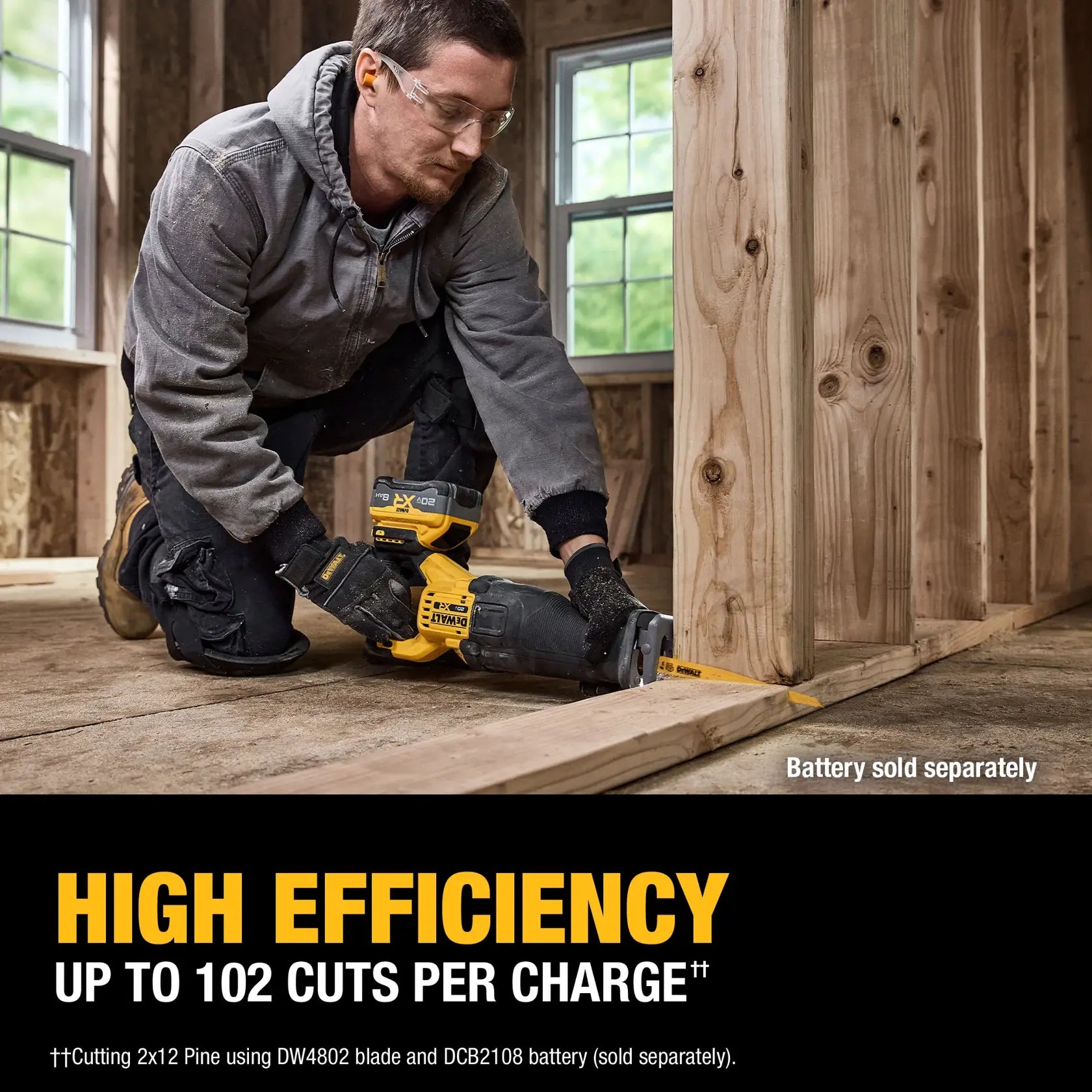 DeWalt DCS384B 20V MAX XR Brushless Cordless Reciprocating Saw (Tool Only) - image 7