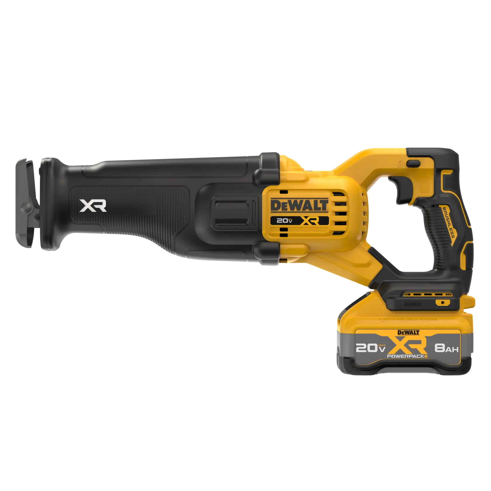 DeWalt DCS384WW1 20V MAX XR Brushless Cordless Reciprocating Saw Kit With XR POWERPACK - image 2
