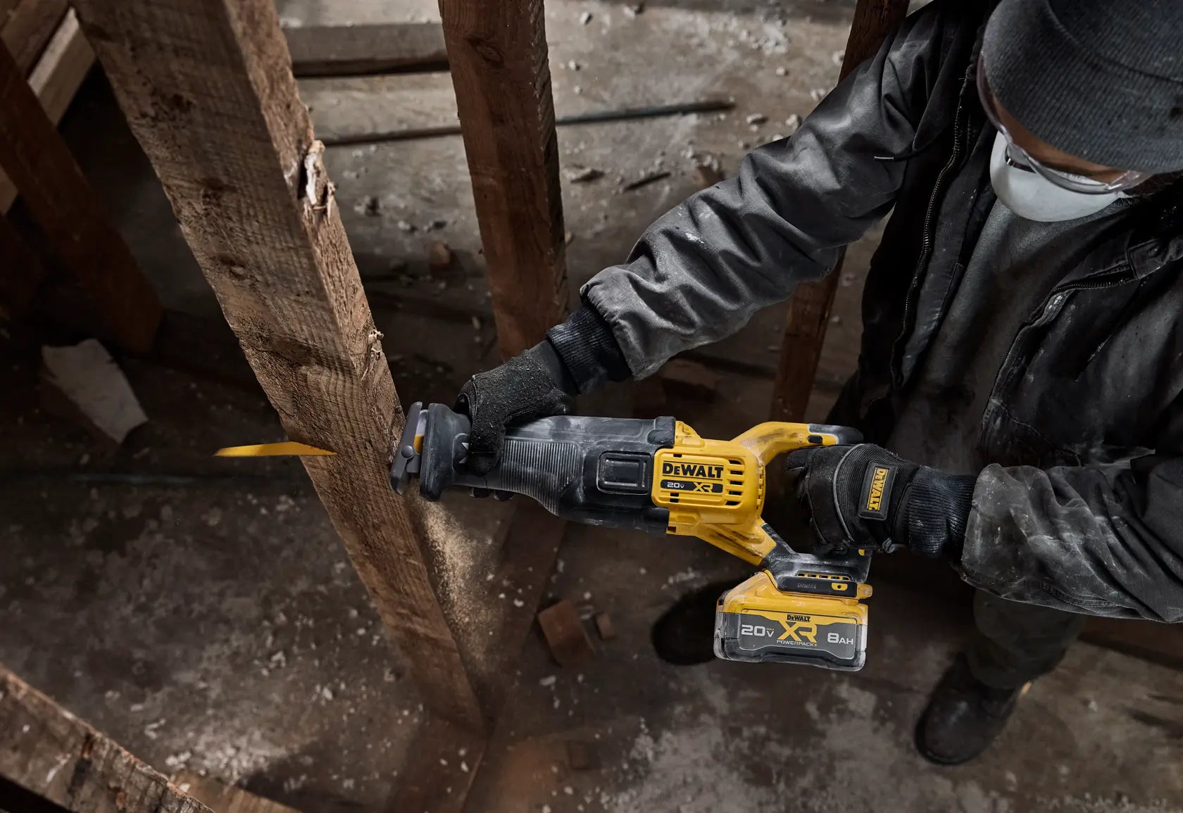 DeWalt DCS384WW1 20V MAX XR Brushless Cordless Reciprocating Saw Kit With XR POWERPACK - image 8