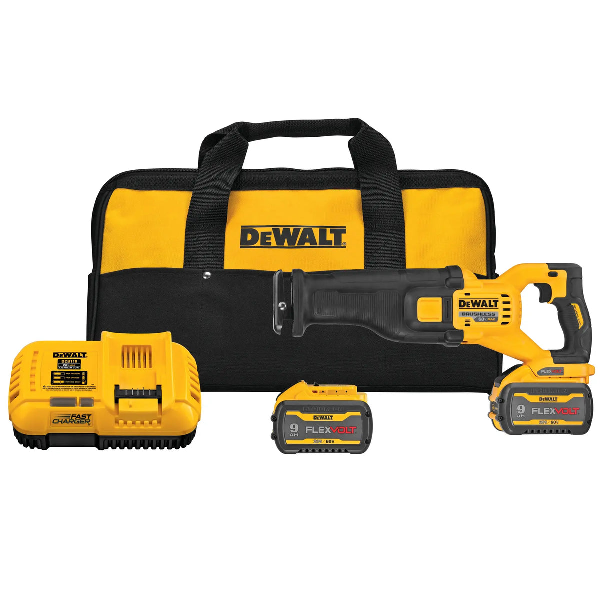 DeWalt DCS389X2 60V MAX Brushless Cordless Reciprocating Saw Kit - image 1