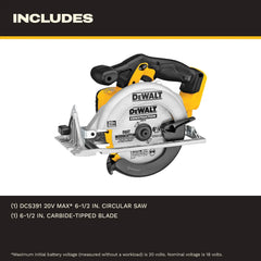 DeWalt DCS391B 20V MAX 6-1/2-in Circular Saw (Tool Only) - image 2