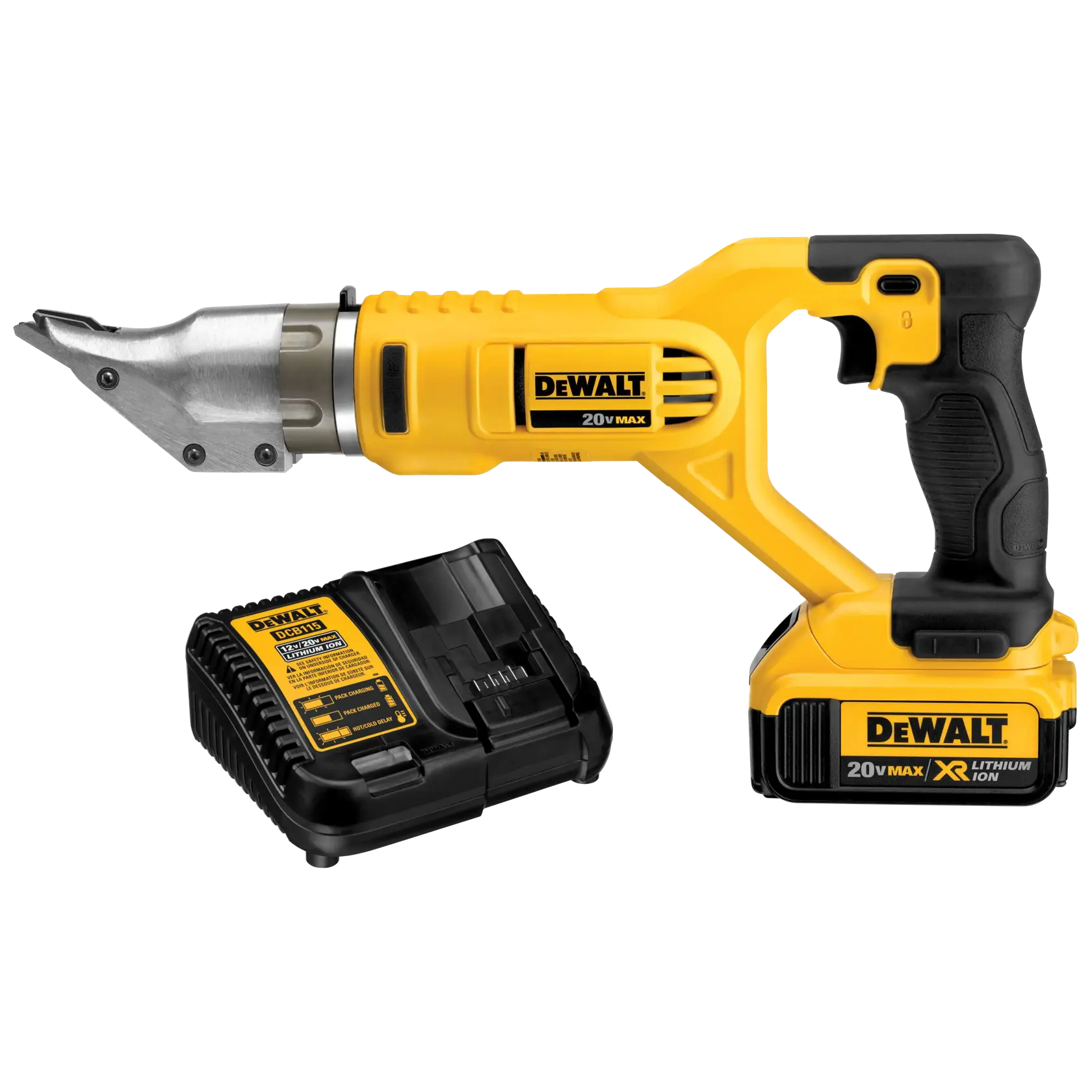 DeWalt DCS491M2 20V MAX 18 Gauge Swivel-Head Double-Cut Shear Kit, 4Ah - image 2